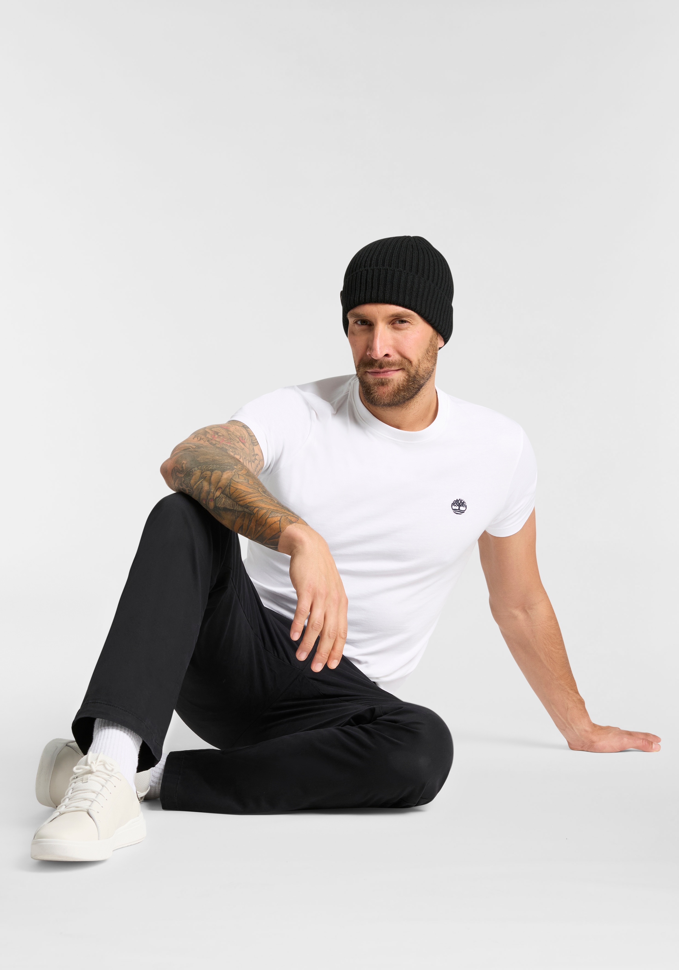 Timberland T-Shirt »DUNSTAN RIVER Short Sleeve Tee« mit Logostickerei, aus Baumwolle