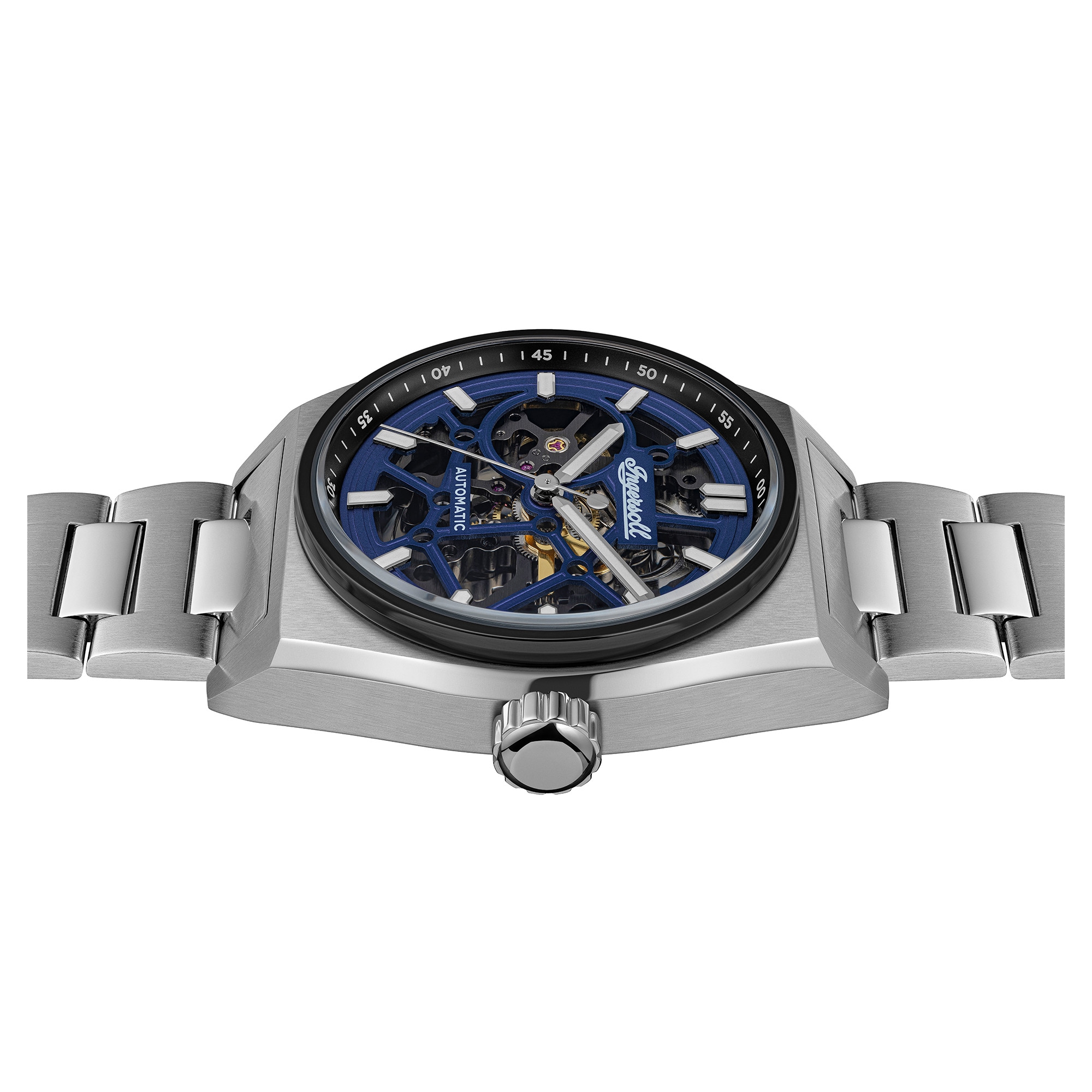 Ingersoll Automatikuhr »The Vert« Armbanduhr, Herrenuhr, Mechanische Uhr, Edelstahlarmband, analog