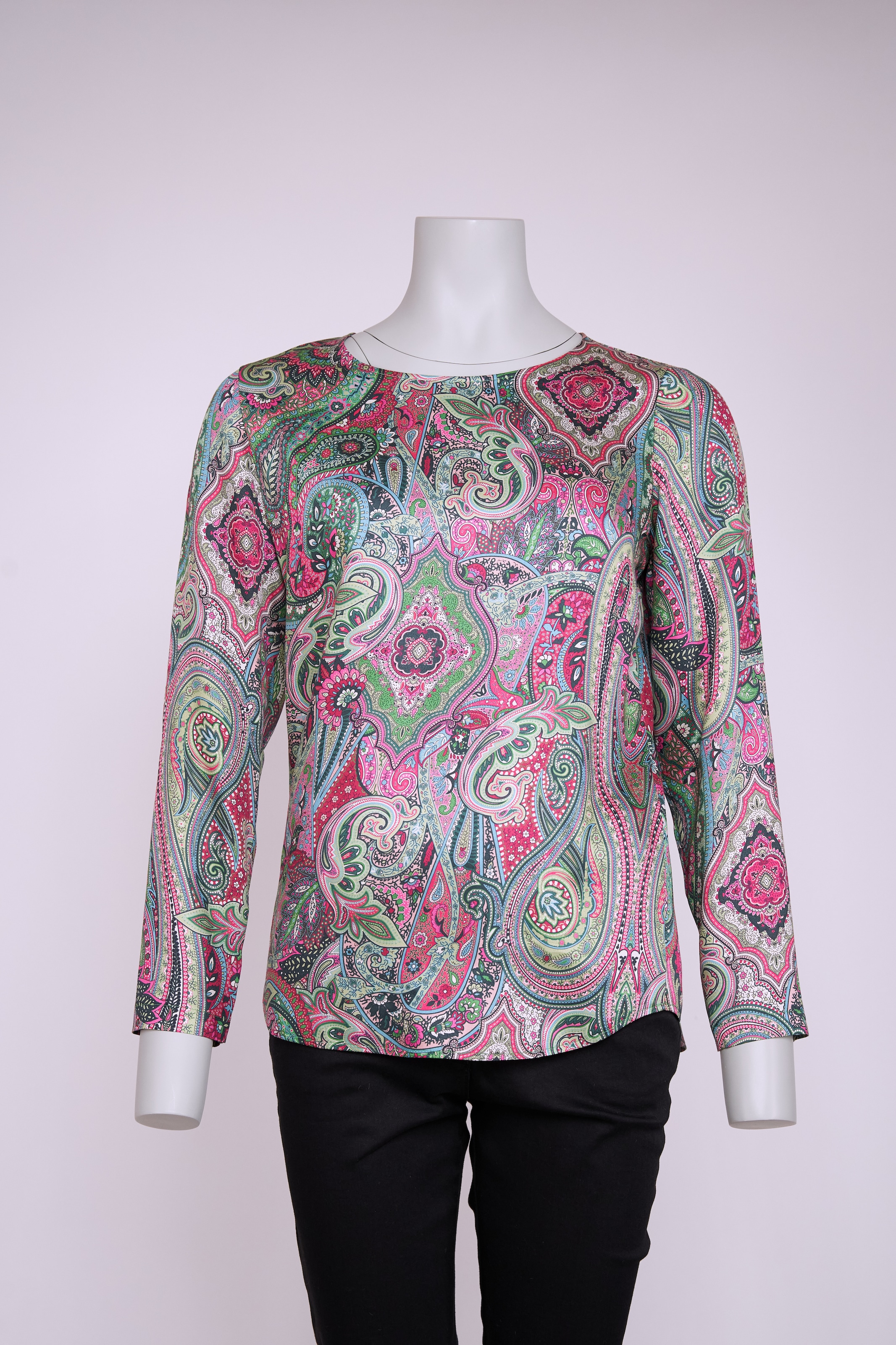 Seidel Moden Langarmbluse, mit All-Over Print, MADE IN GERMANY