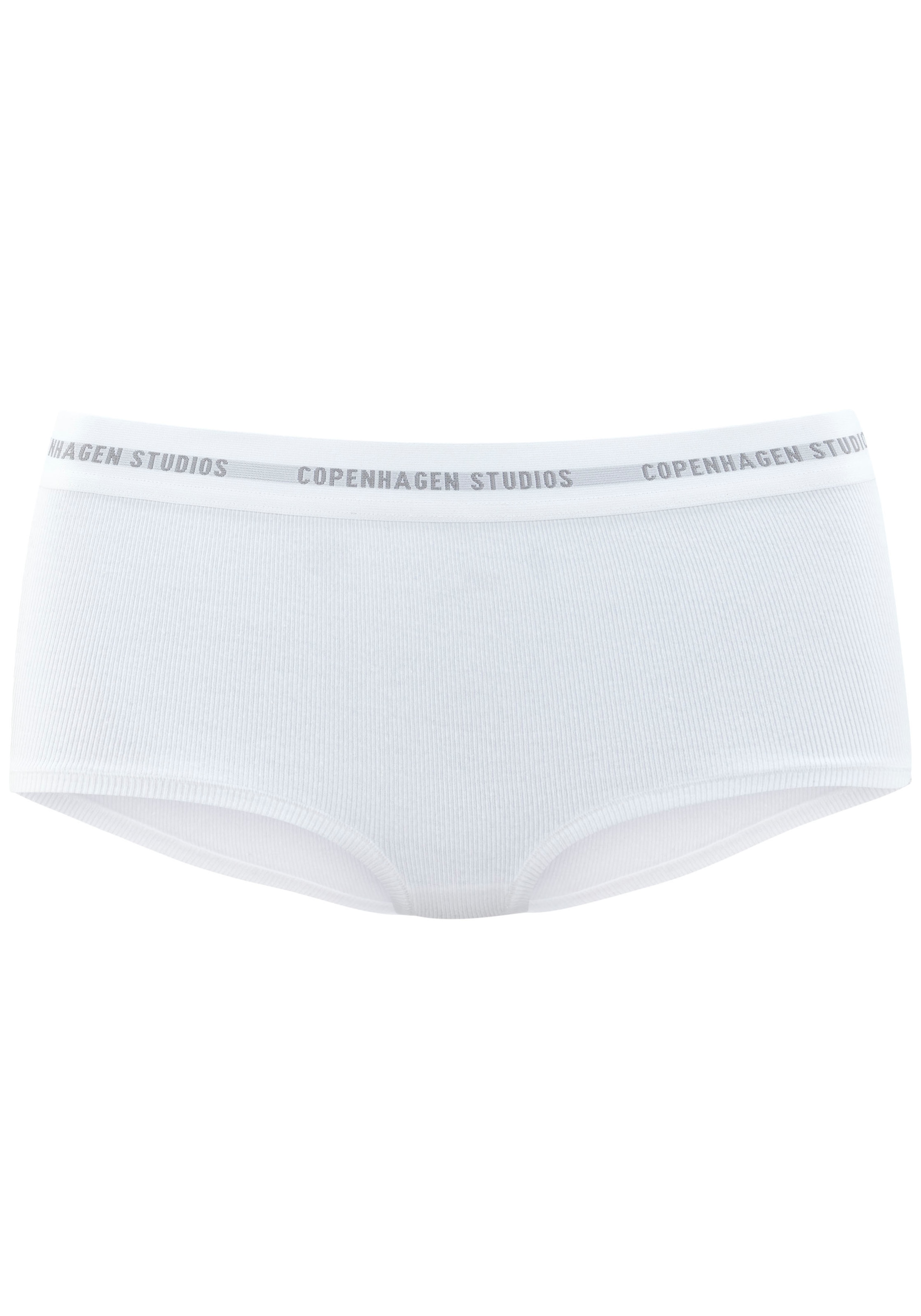 Copenhagen Studios Panty »mit softem Logobund« 2er-Pack,  aus gerippter Bio-Baumwollqualität