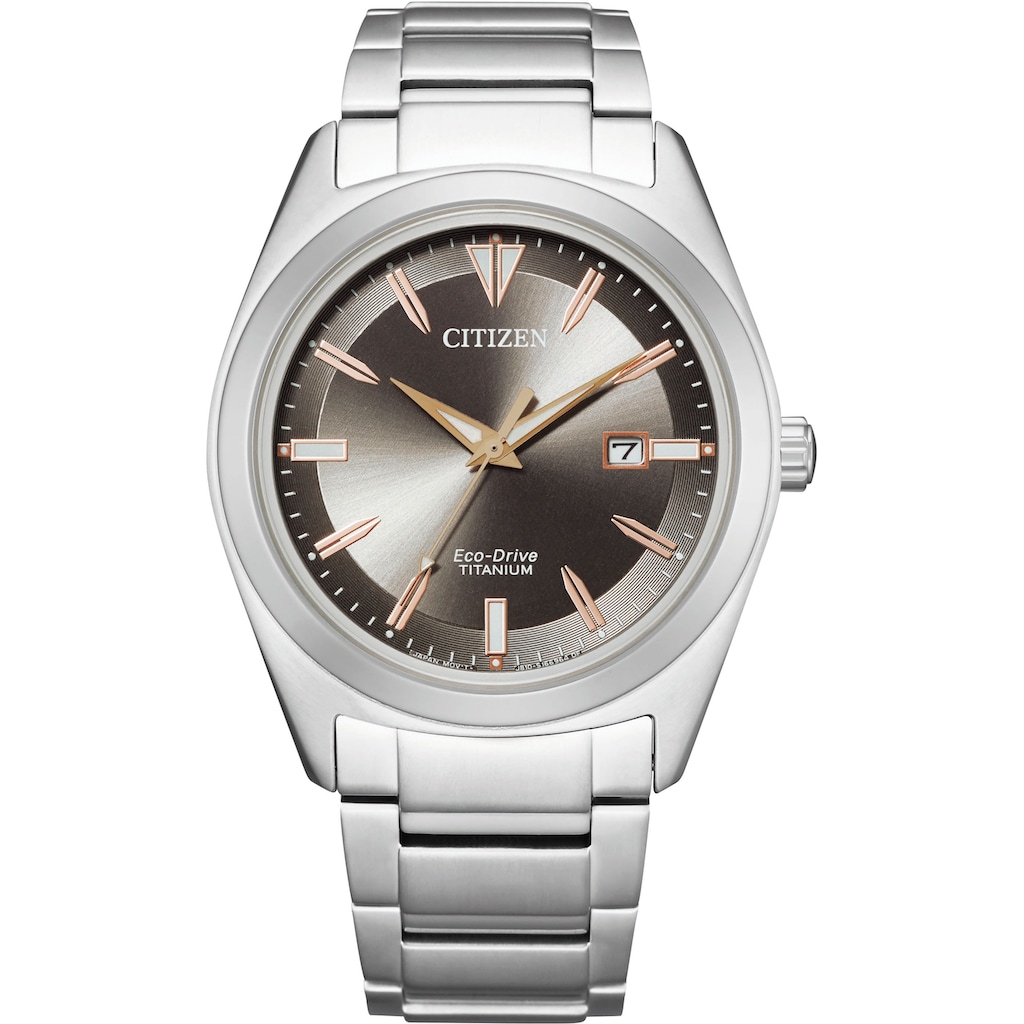 Citizen Chronograph »Super Titanium, AW1640-83H«, Armbanduhr, Herrenuhr, Solar, Stoppfunktion