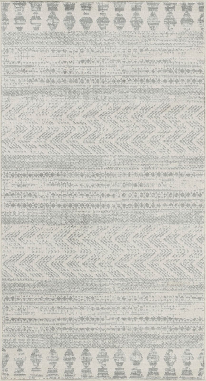 Livabliss Teppich »MYKONOS«, rechteckig, 8 mm Höhe, Skandi Design, Modern Boho Kurzflor Wohnzimmerteppich, Schlafzimmer