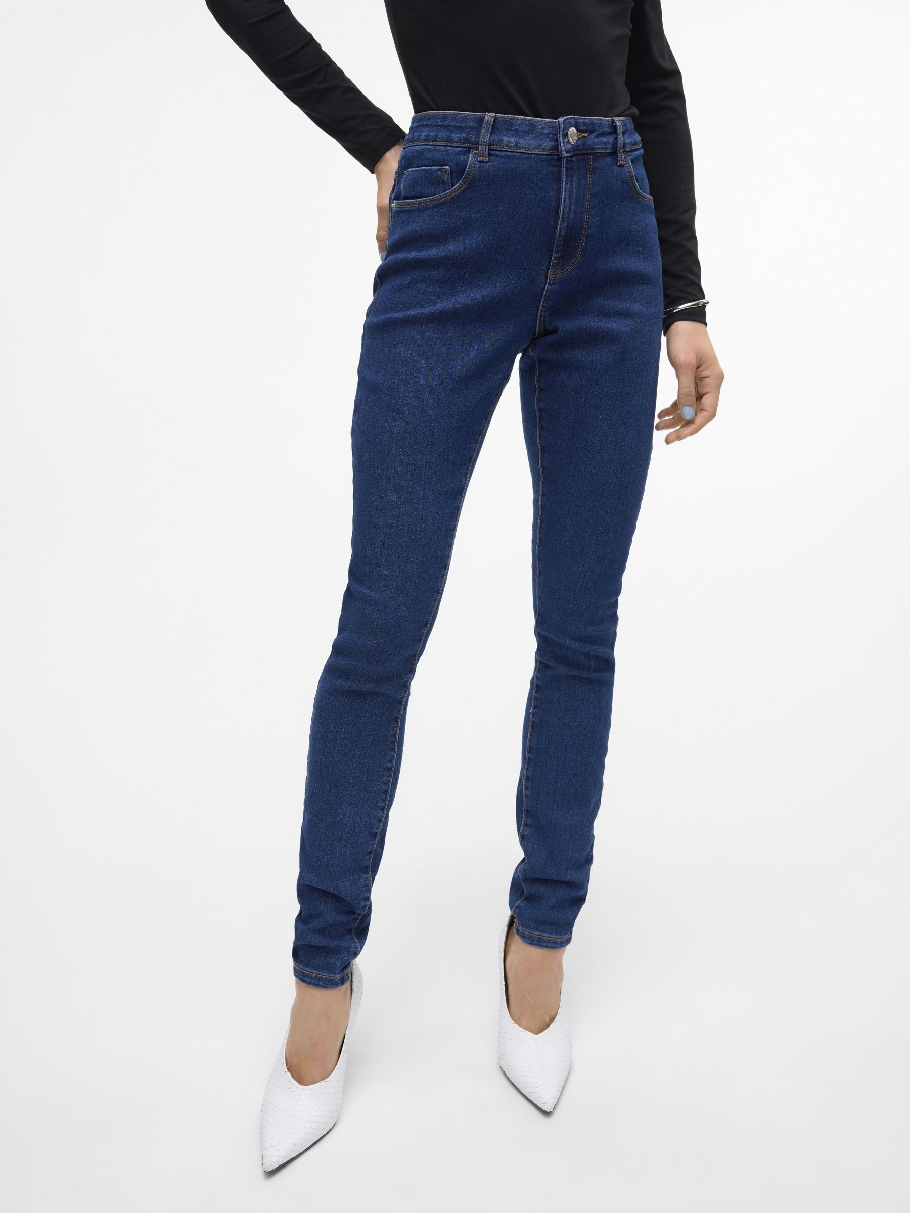 Vero Moda Skinny-fit-Jeans »VMELLY MR SKINNY JEANS BLUE NOOS«