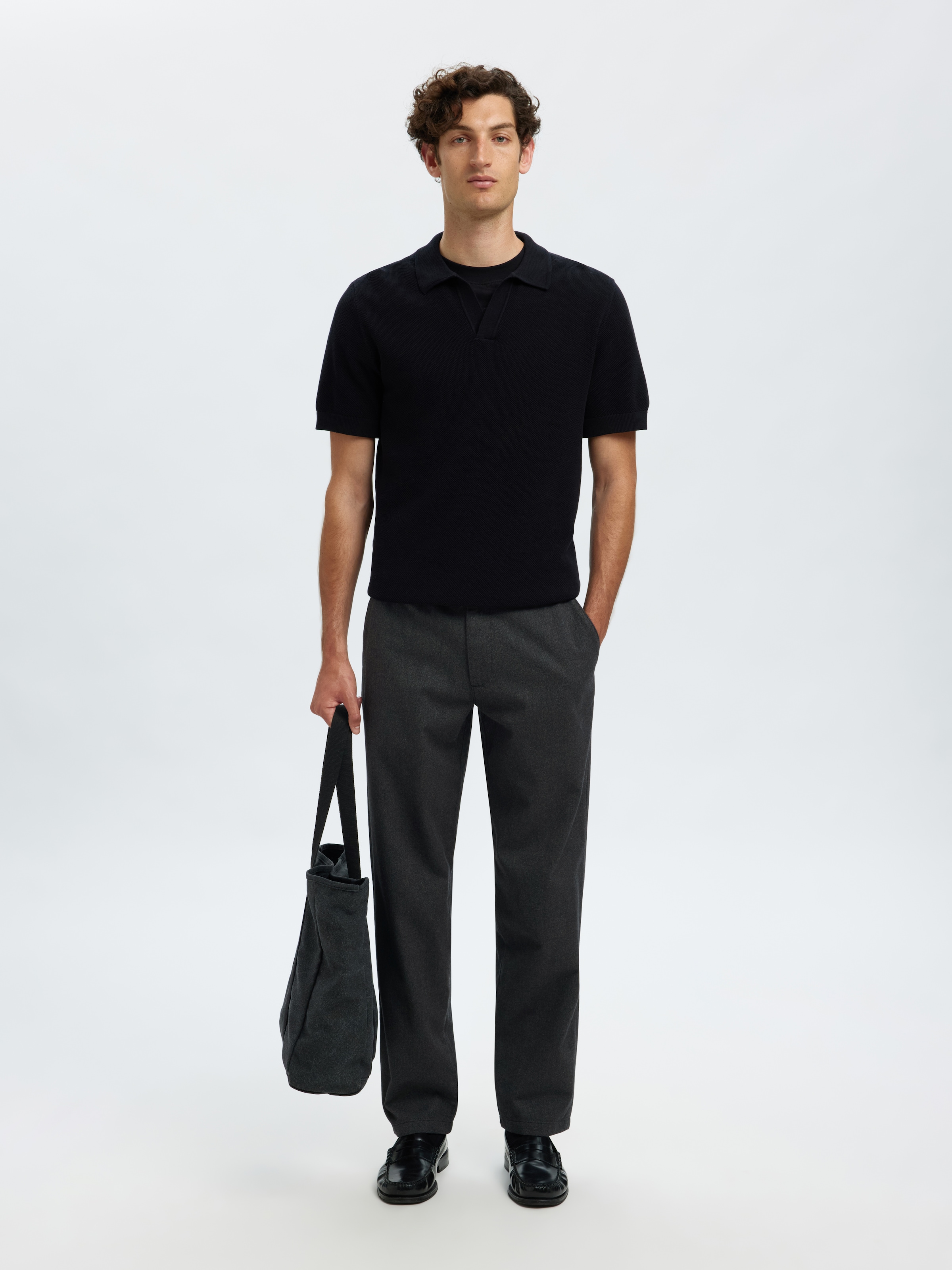 SELECTED Chinohose »SLH175-SLIM MILES BRUSHED PANTS W NOOS«