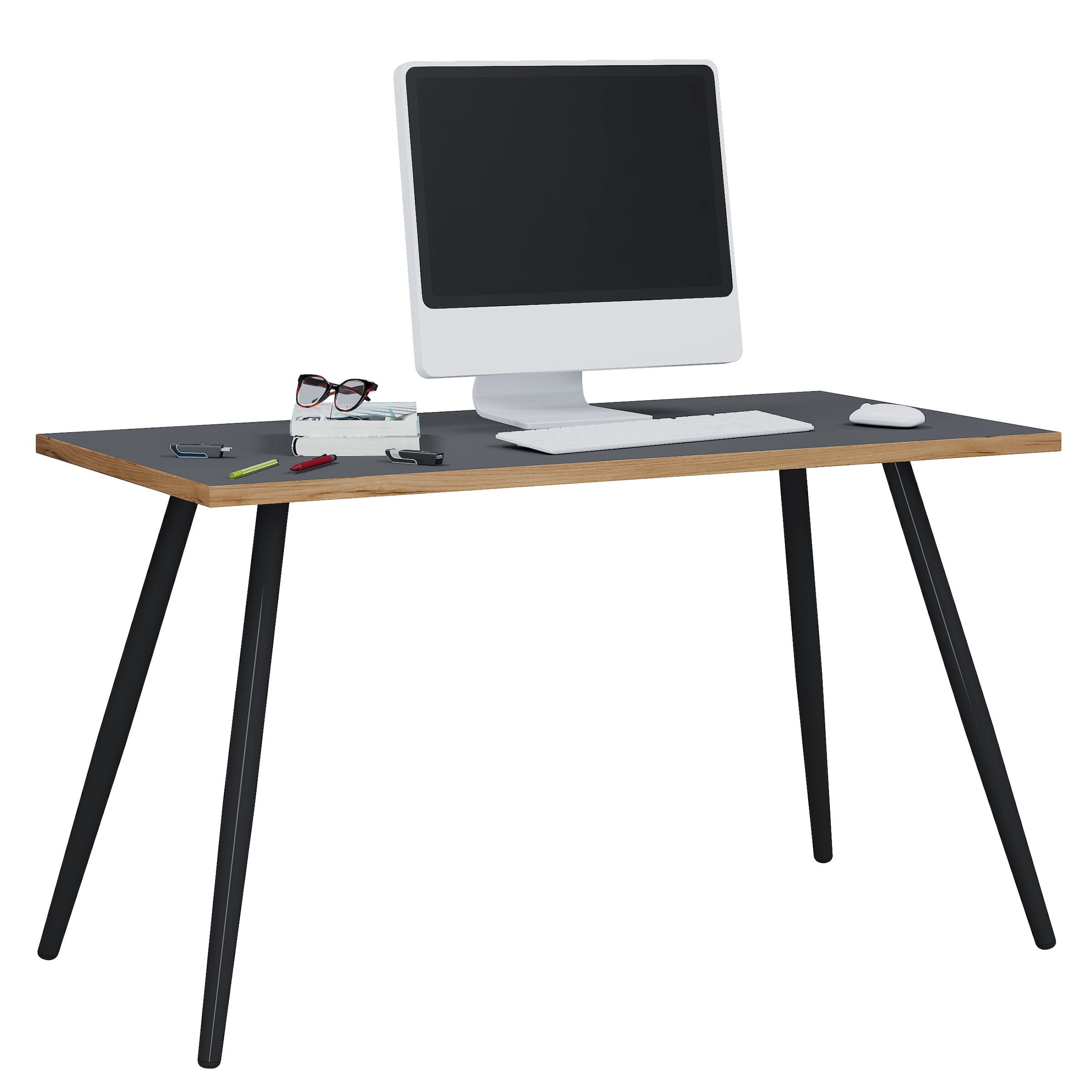VCM Schreibtisch »Schreibtisch Bürotisch Computertisch Salia 138x80« 1 Stk. tlg.