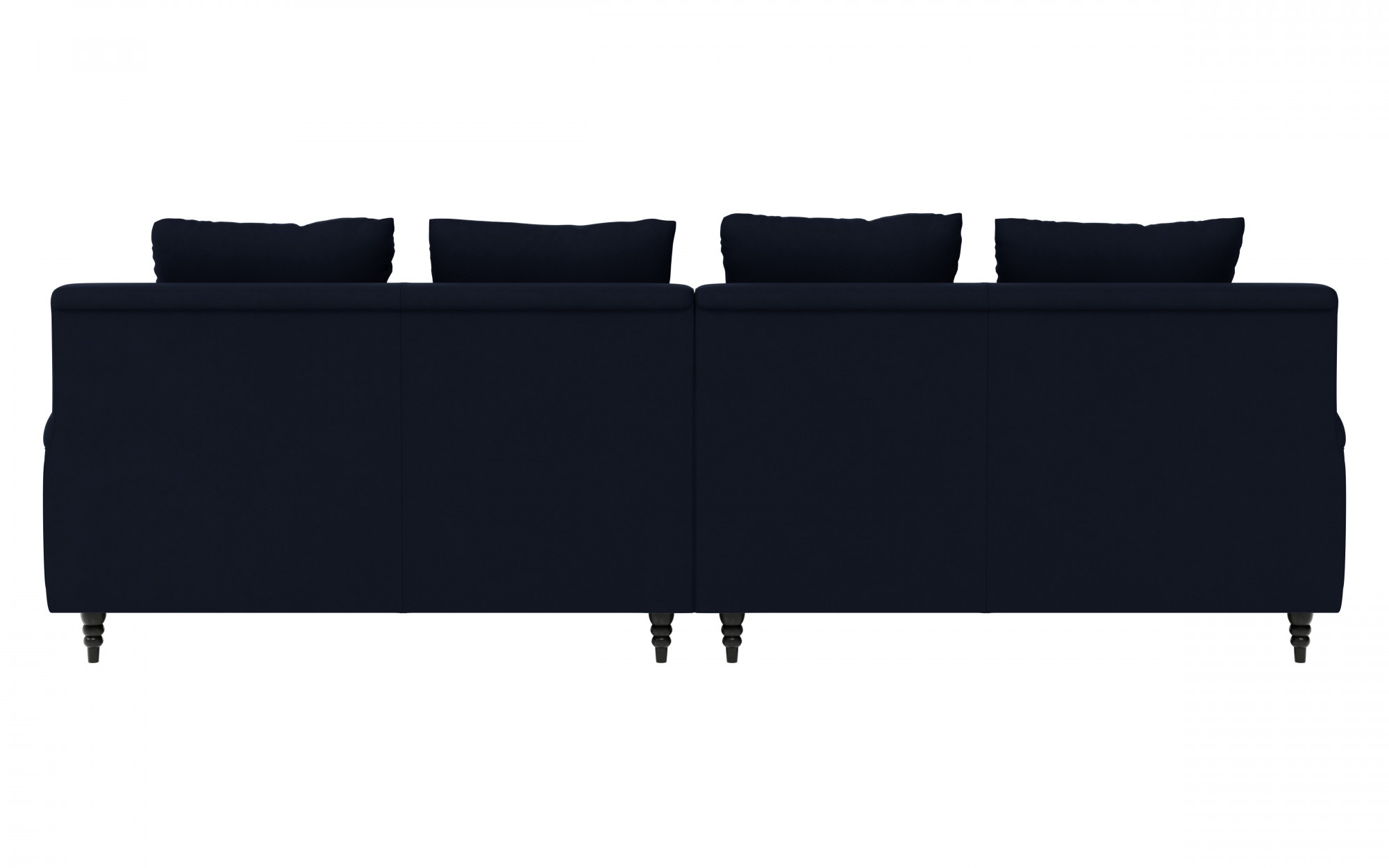 Guido Maria Kretschmer Home&Living Big-Sofa »NORIN«, zwei Fußarten: vorne - Rollen, hinten - Holzfüße