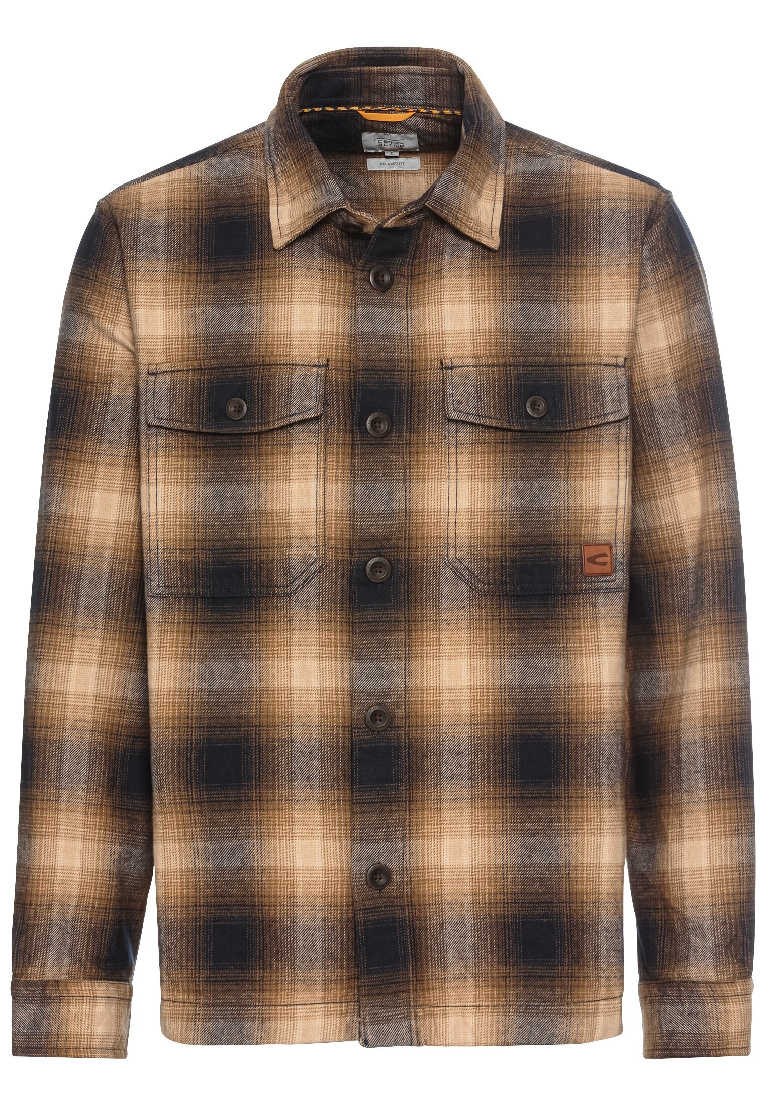 camel active Langarmhemd, im Karo-Look