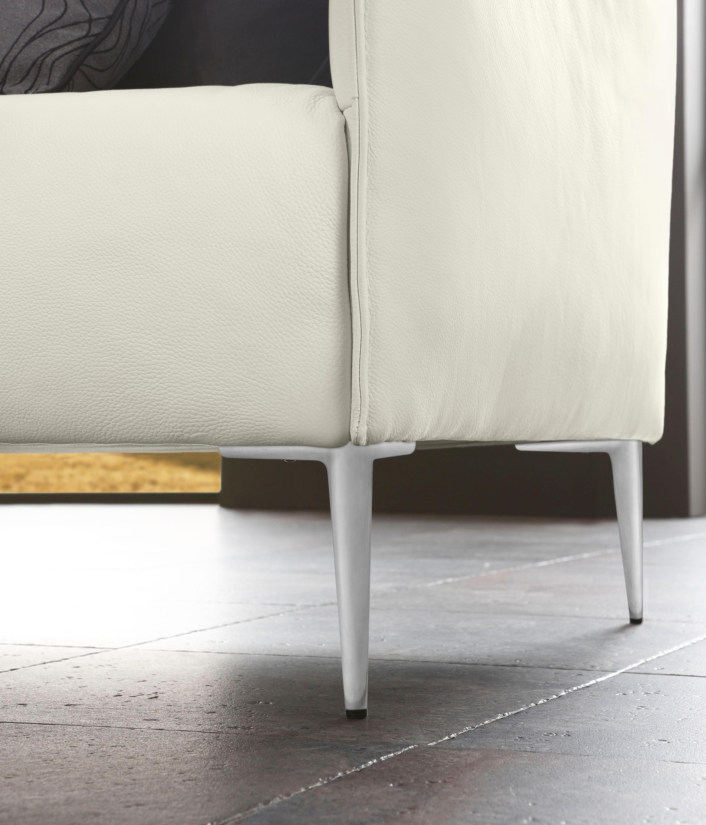 W.SCHILLIG 3-Sitzer »sally«, mit Metallfüßen in Chrom glänzend, Breite 224 cm
