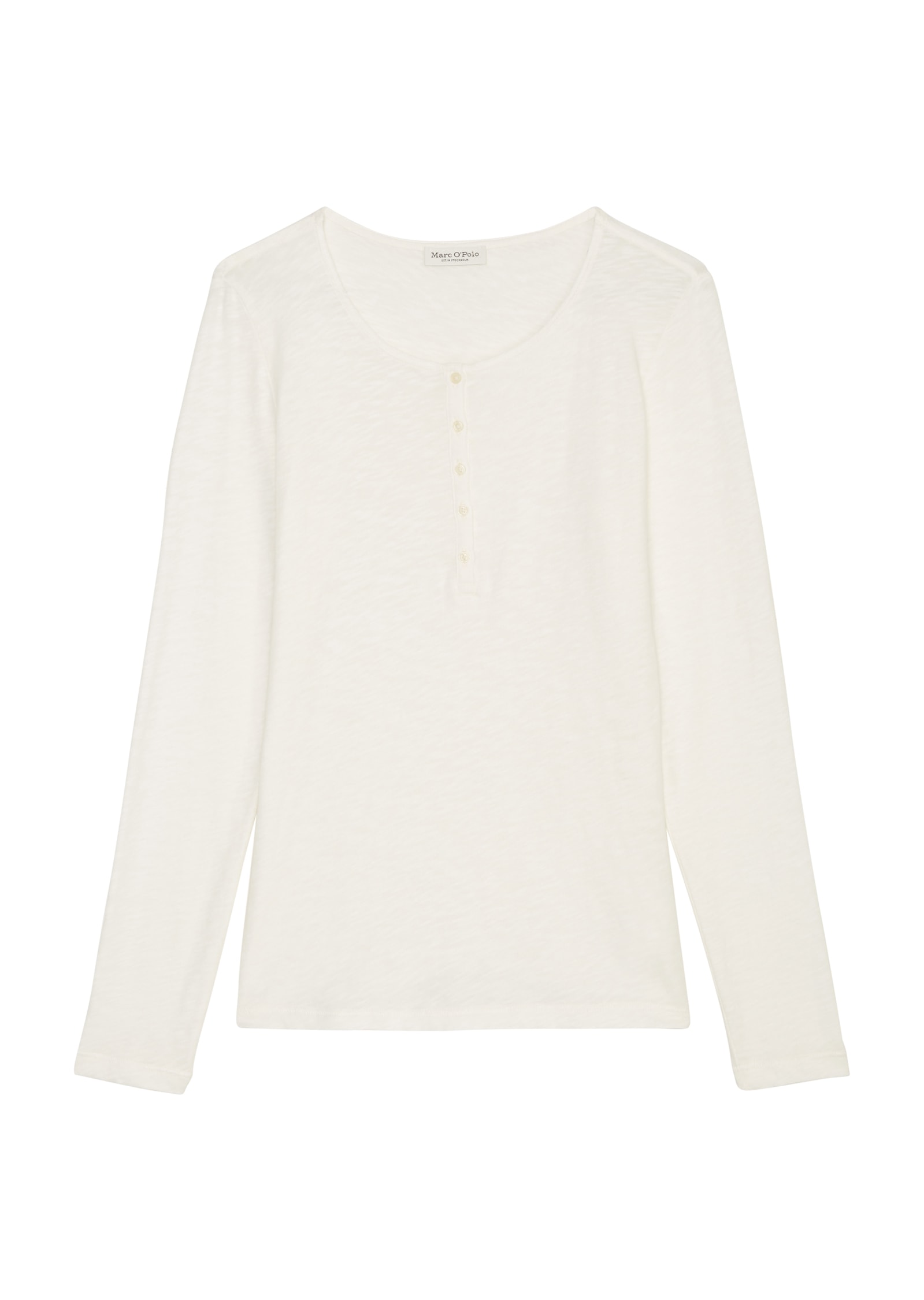 Marc O'Polo Henleyshirt »henley«, mit großem Rundhals, kleine Knopfleiste