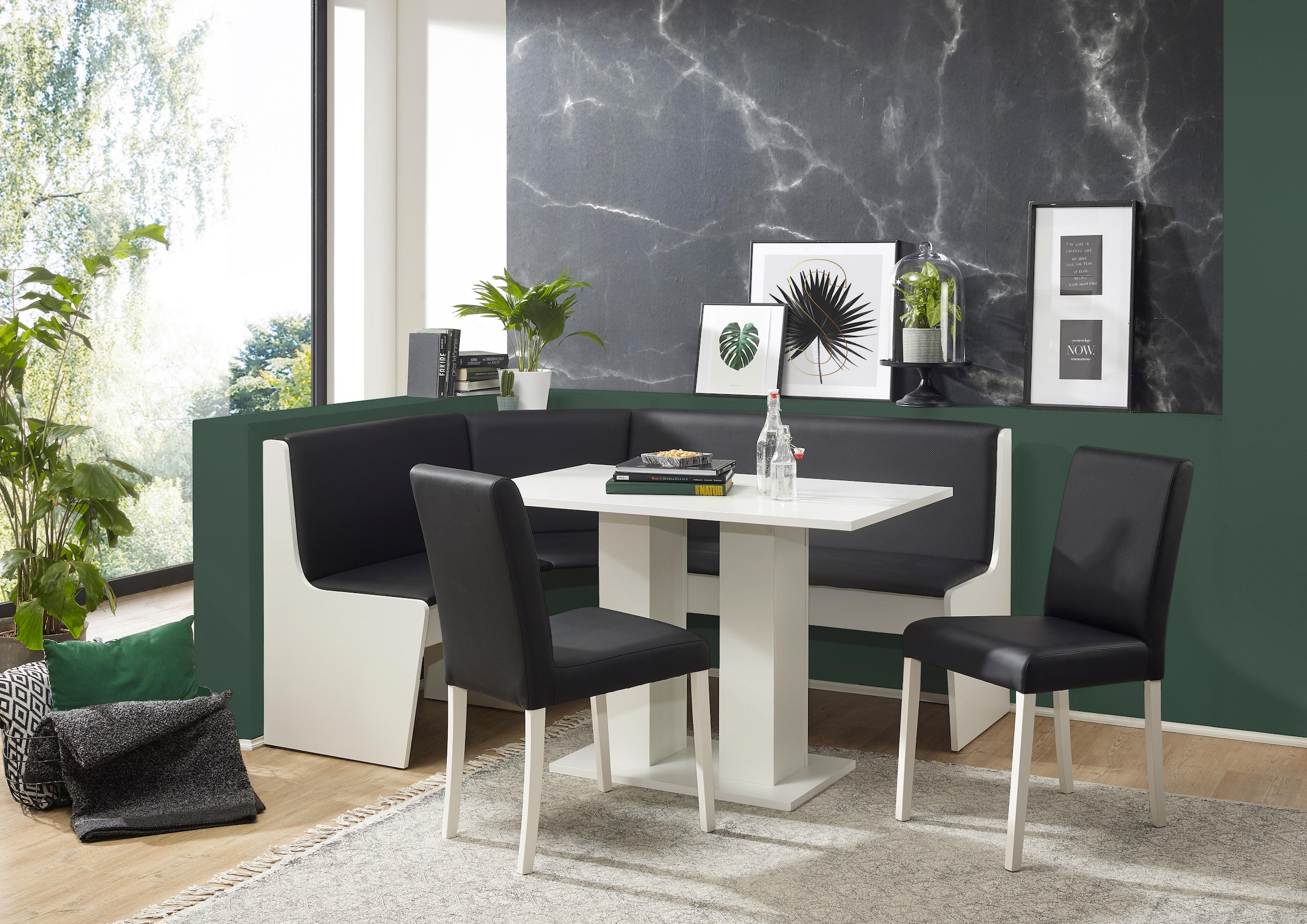 massivline&more Eckbankgruppe »Sylt« Set, 4 Stk. tlg. Eckbank ist umstellbar, Eckbank mit Truhe