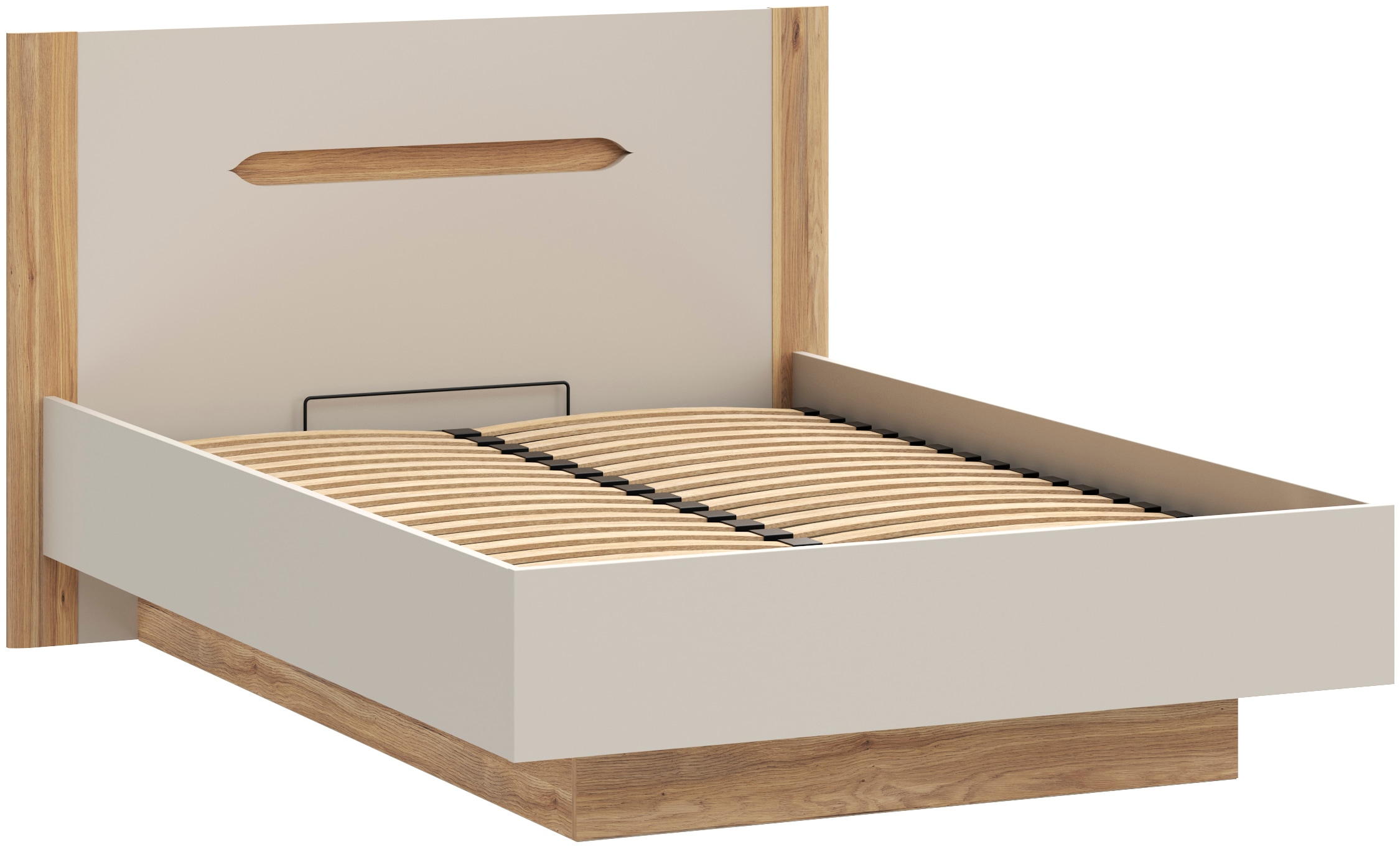 FORTE Stauraumbett aufklappbarer Lattenrost, Stauraum