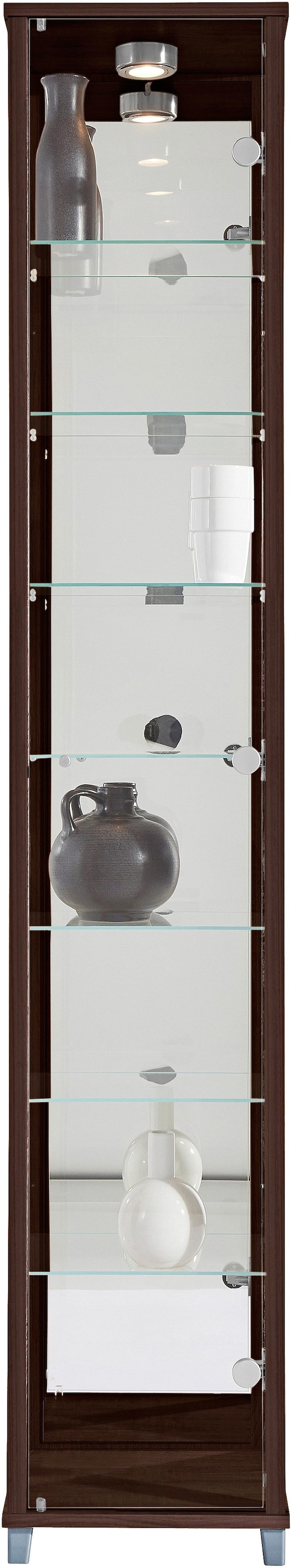 fif möbel Vitrine »OPTIMA«, Standvitrine/Glasvitrine 1x Glastür,perfekt für Sammler,Sammlervitrine