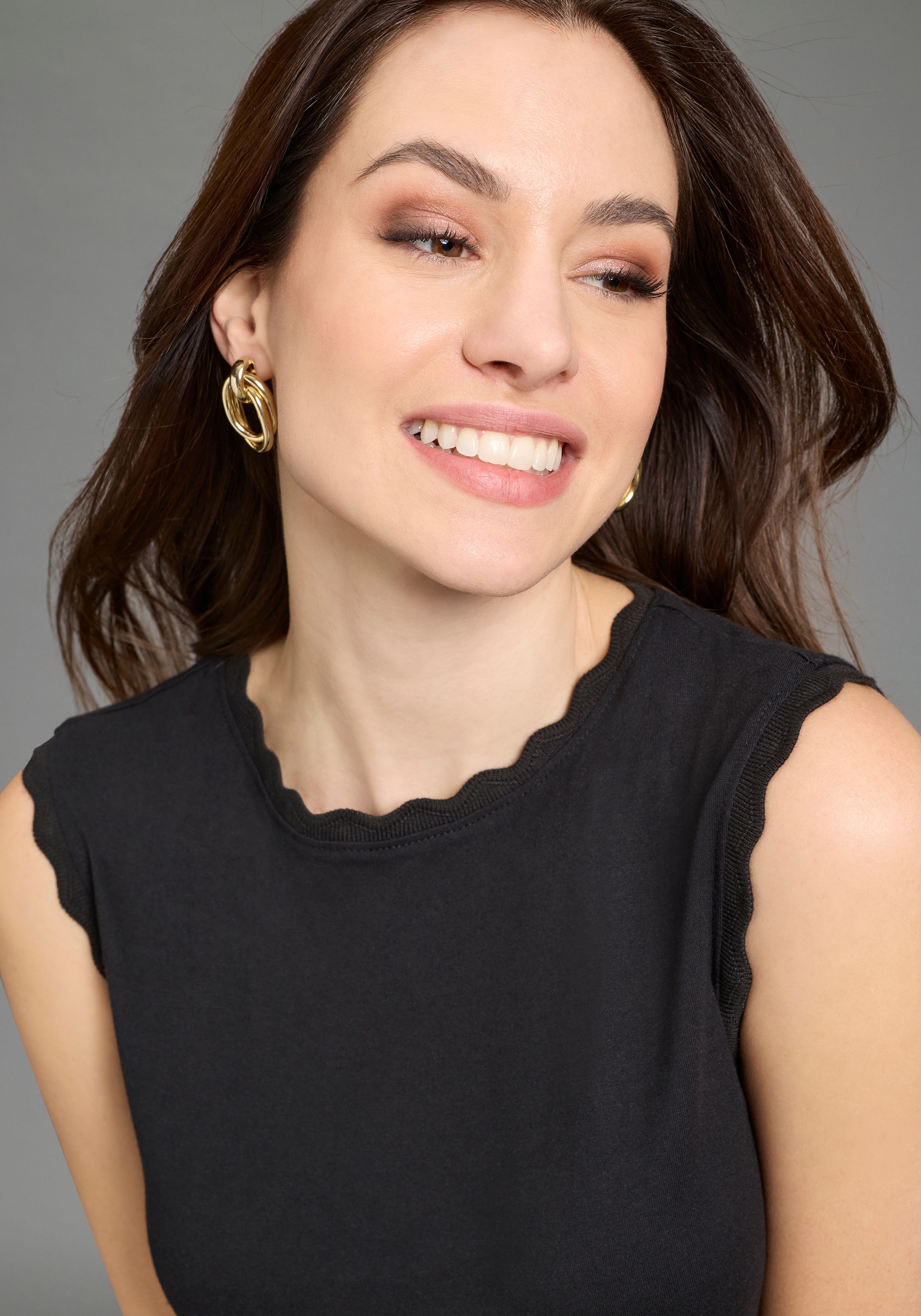 Laura Scott Sommerkleid für die warme Jahreszeit, aus Single Jersey, figurbetont, ärmellos