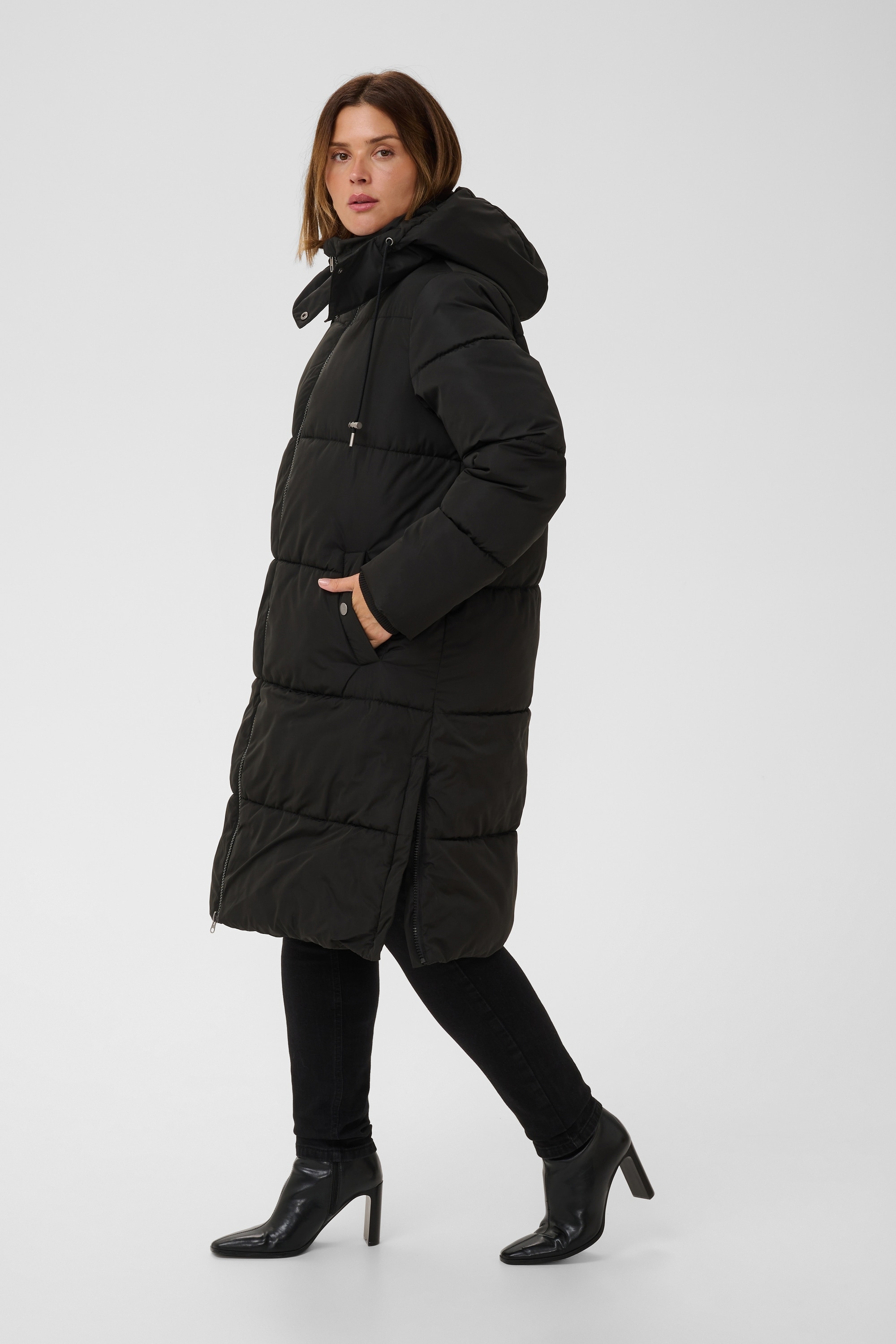 KAFFE Curve Wintermantel »Damen Jacke KCnikole«