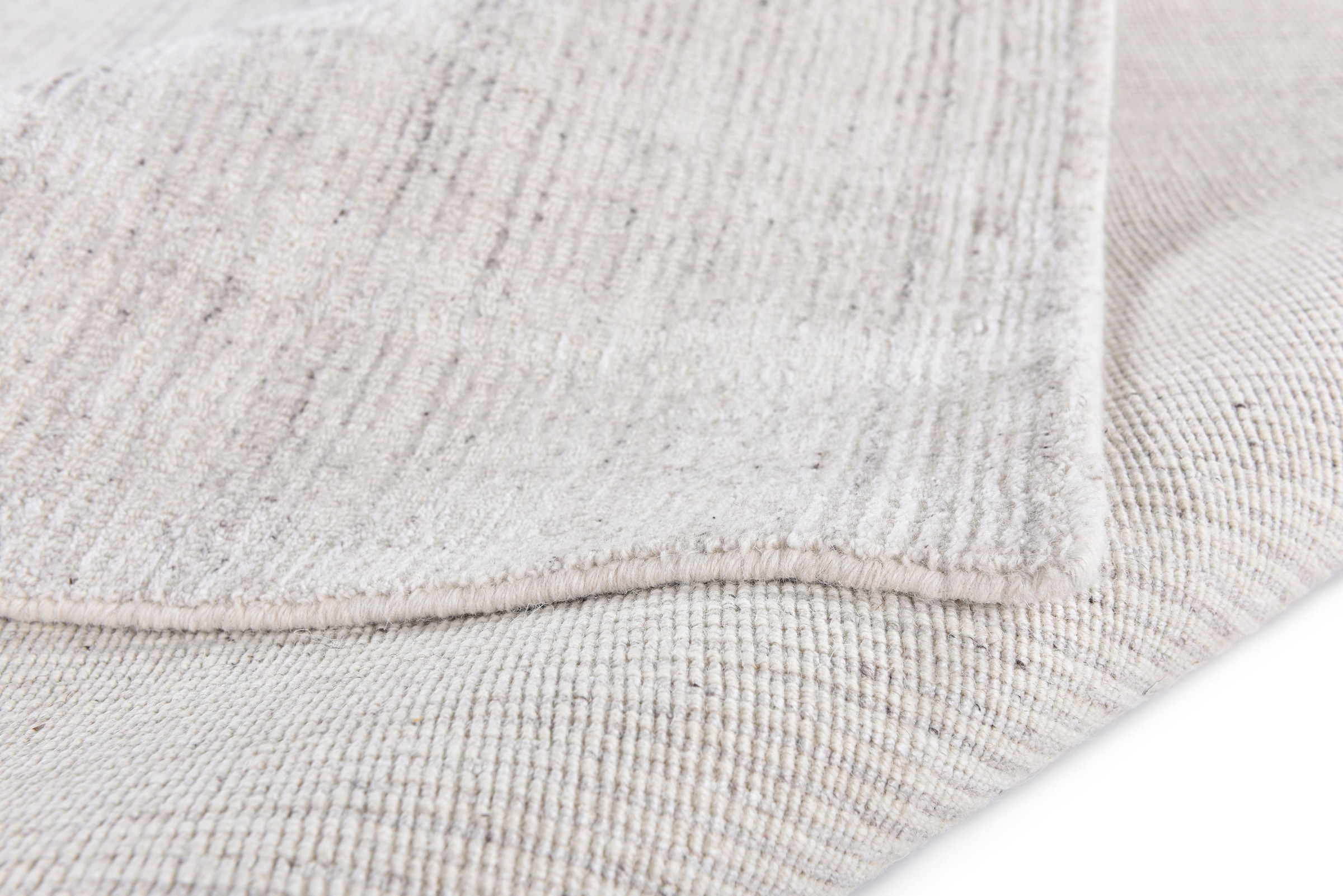 Sansibar Teppich »Tinnum Uni meliert«, rechteckig, 13 mm Höhe, meliert, 60% Wolle, handgearbeitet in aufwendiger Handloom-Technik