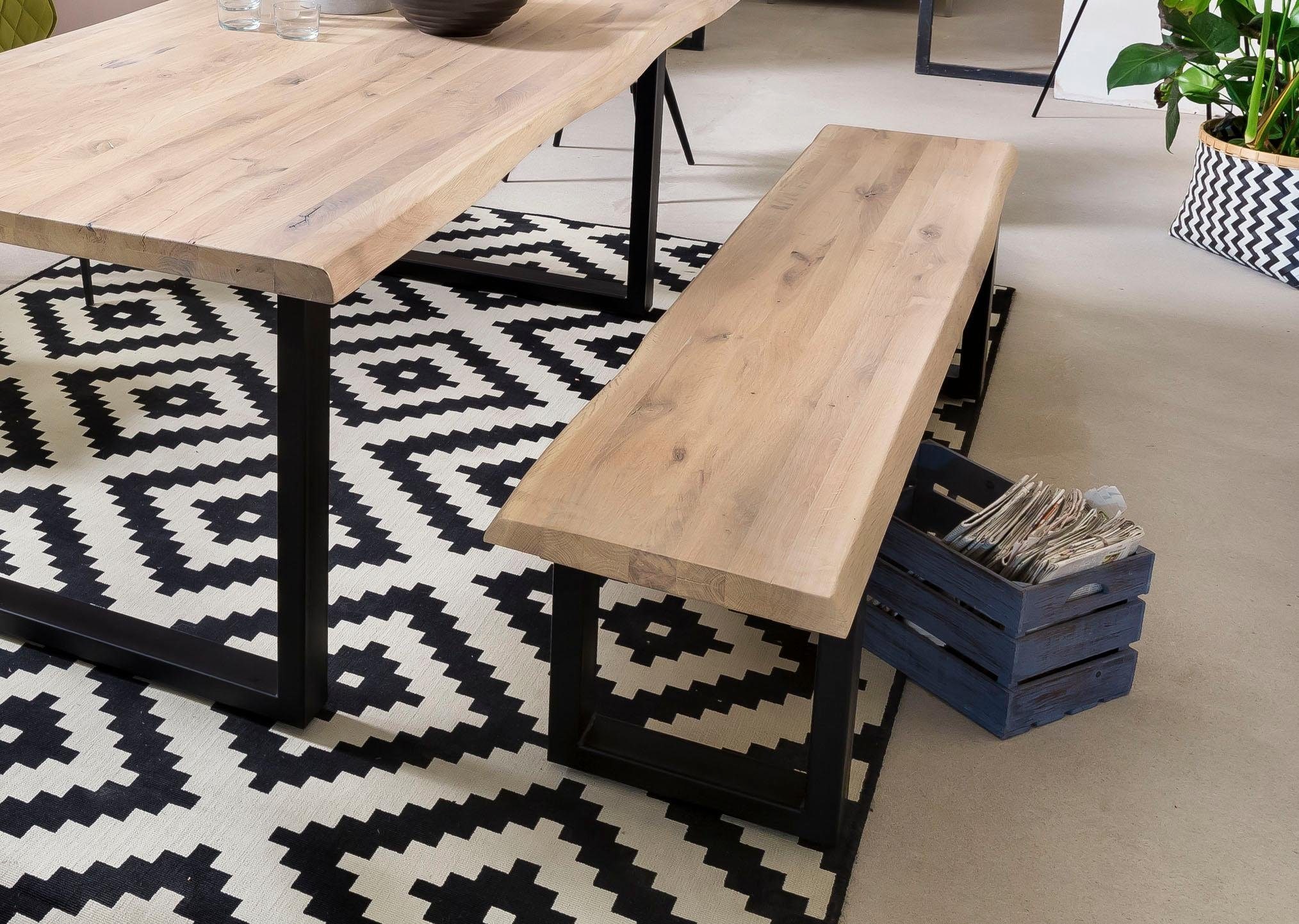 Home affaire Bank »Tristan«, aus Massivholz Eiche