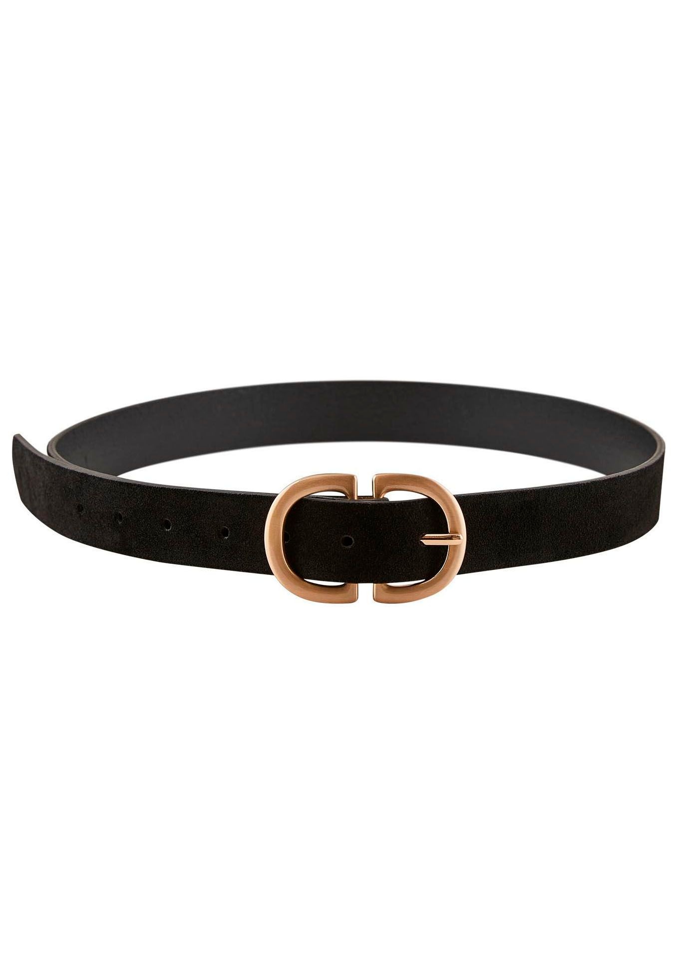 pieces Ledergürtel »PCJUVA SUEDE JEANS BELT NOOS«, mit Doppelring-Schnalle kaufen