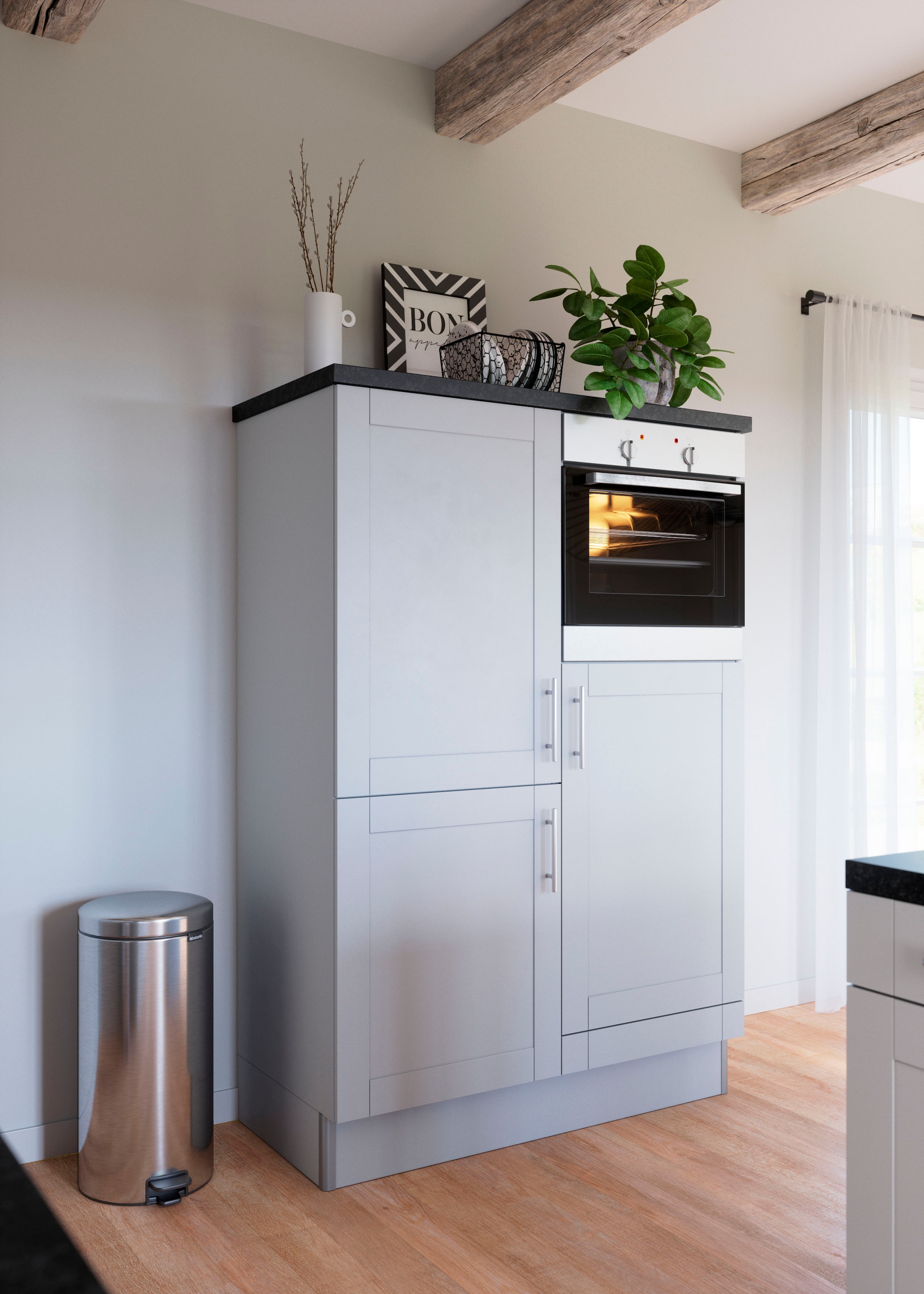 OPTIFIT Küche »Ahus«, Breite 120 mit E-Geräten,Soft-Close-Funktion bequem cm,wahlweise kaufen