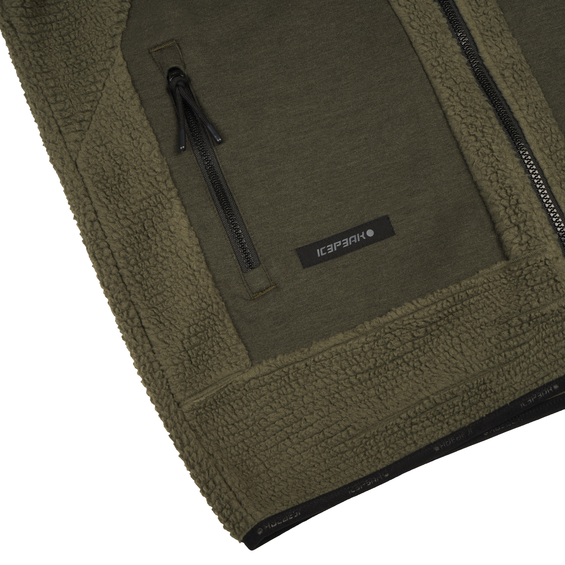 Icepeak Fleecejacke »ANAHEIM« mit Stehkragen, mit Reißverschlusstaschen, normale Passform