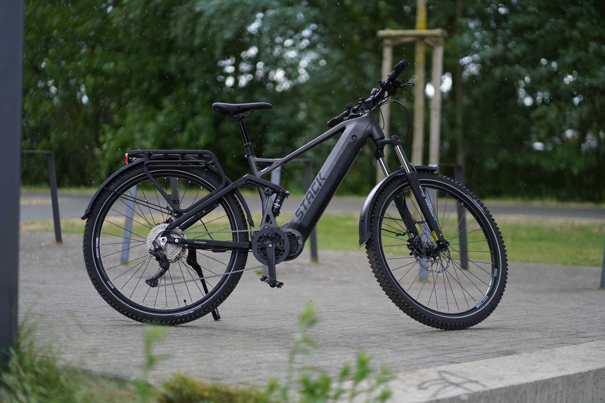 Prophete »Stack 5.8« 10 Gang Shimano Deore Schaltwerk Kettenschaltung Mittelmotor 250 W Pedelec, Elektrofahrrad für Herren