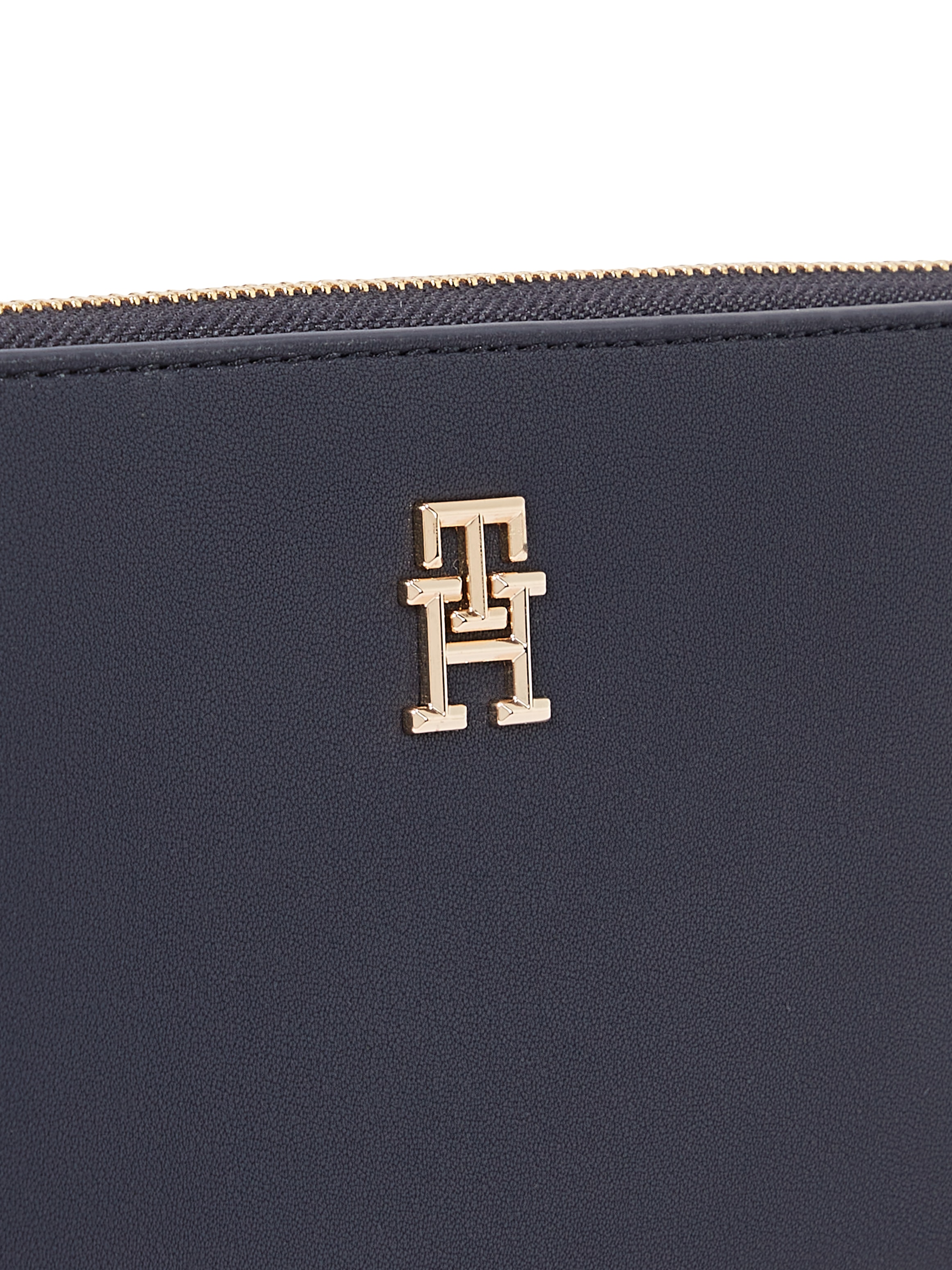 Tommy Hilfiger Geldbörse »TH LOGOTAPE LRG ZA«, Damen Portemonnaie, Geldbeutel in rechteckigem Format