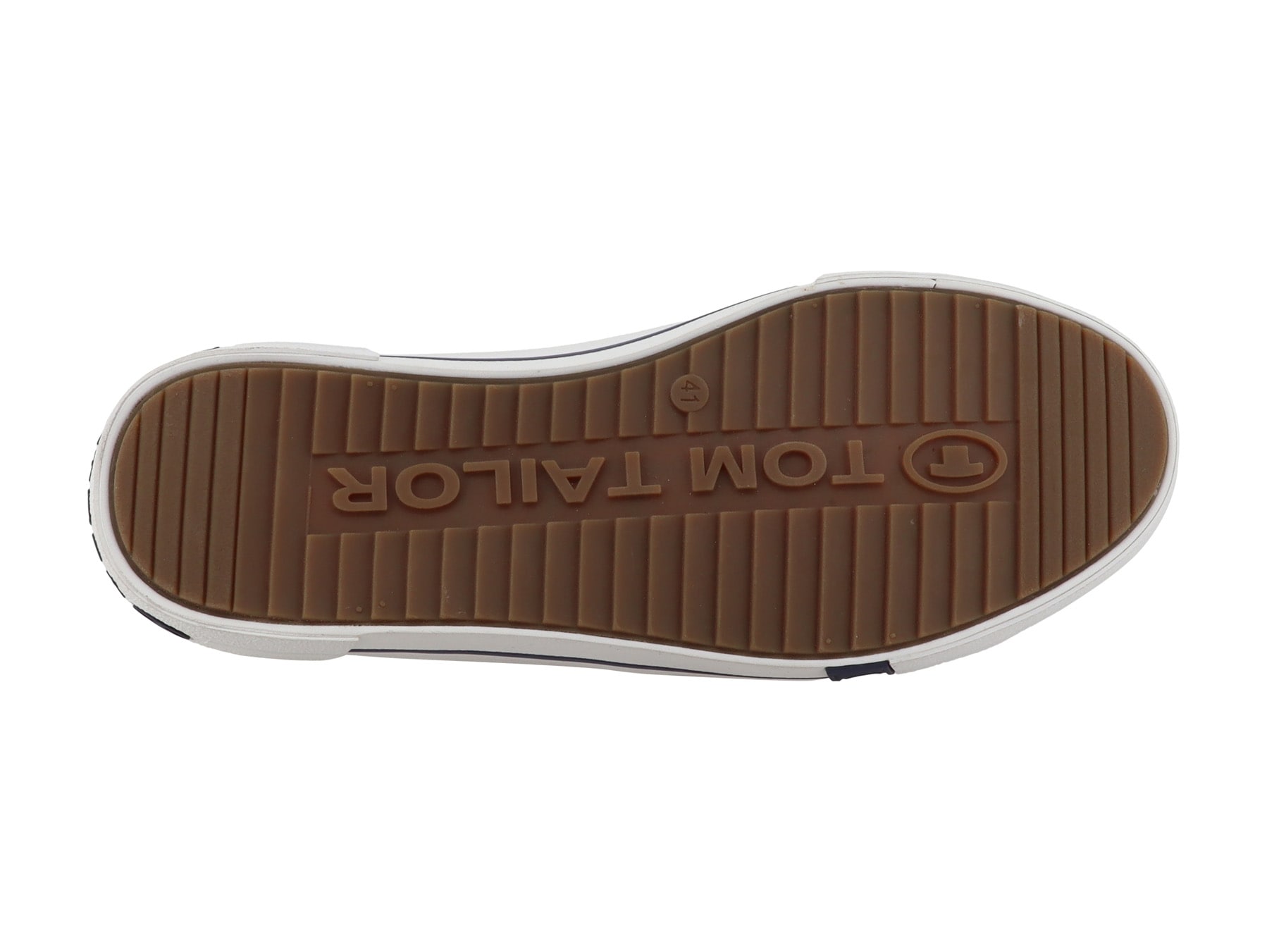 TOM TAILOR Sneaker  Freizeitschuh, Halbschuh, Schnürschuh mit Außen-Reißverschluss