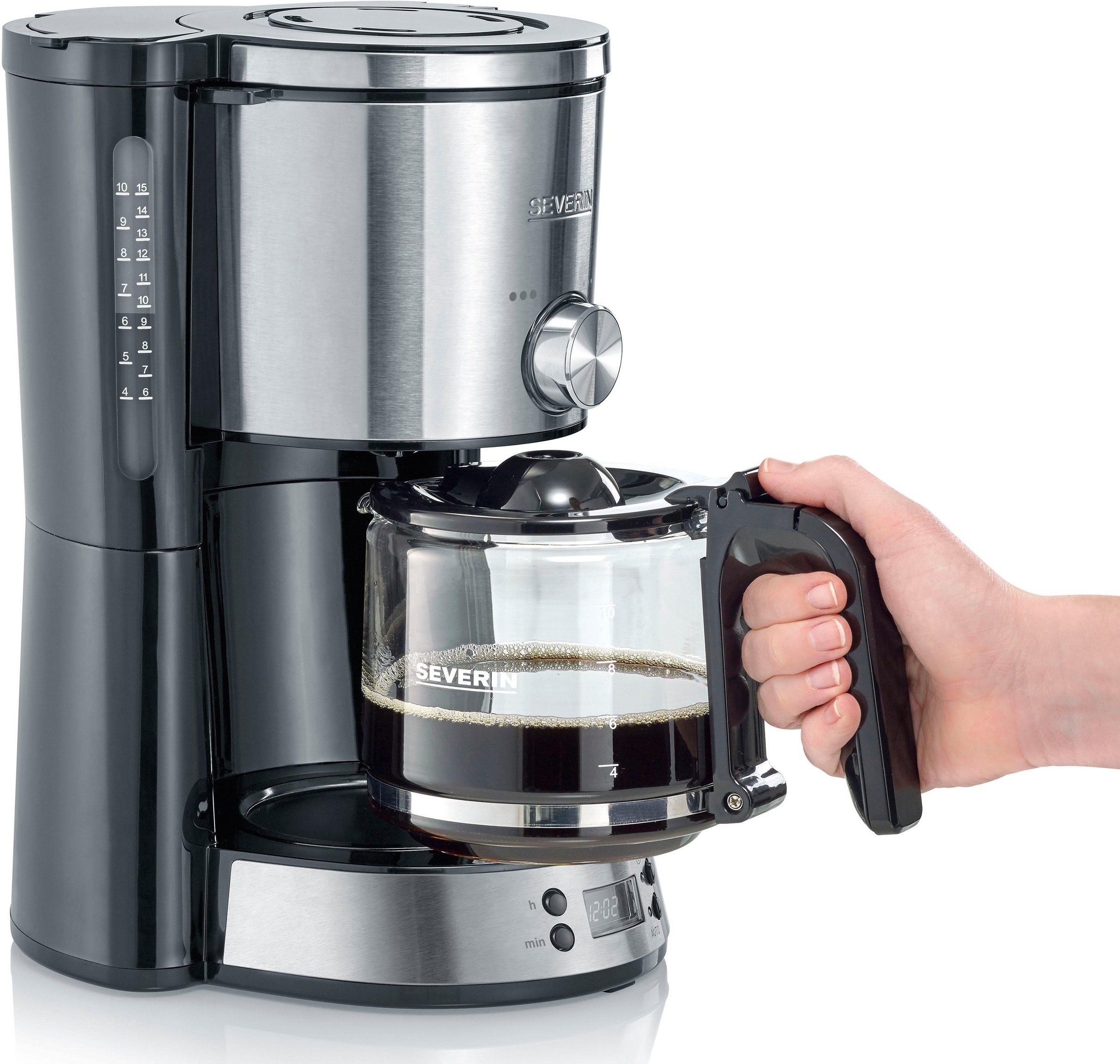 Severin Filterkaffeemaschine mit Garantie l 4826«, 1x4 3 Kaffeekanne, 1,25 »KA Jahren XXL