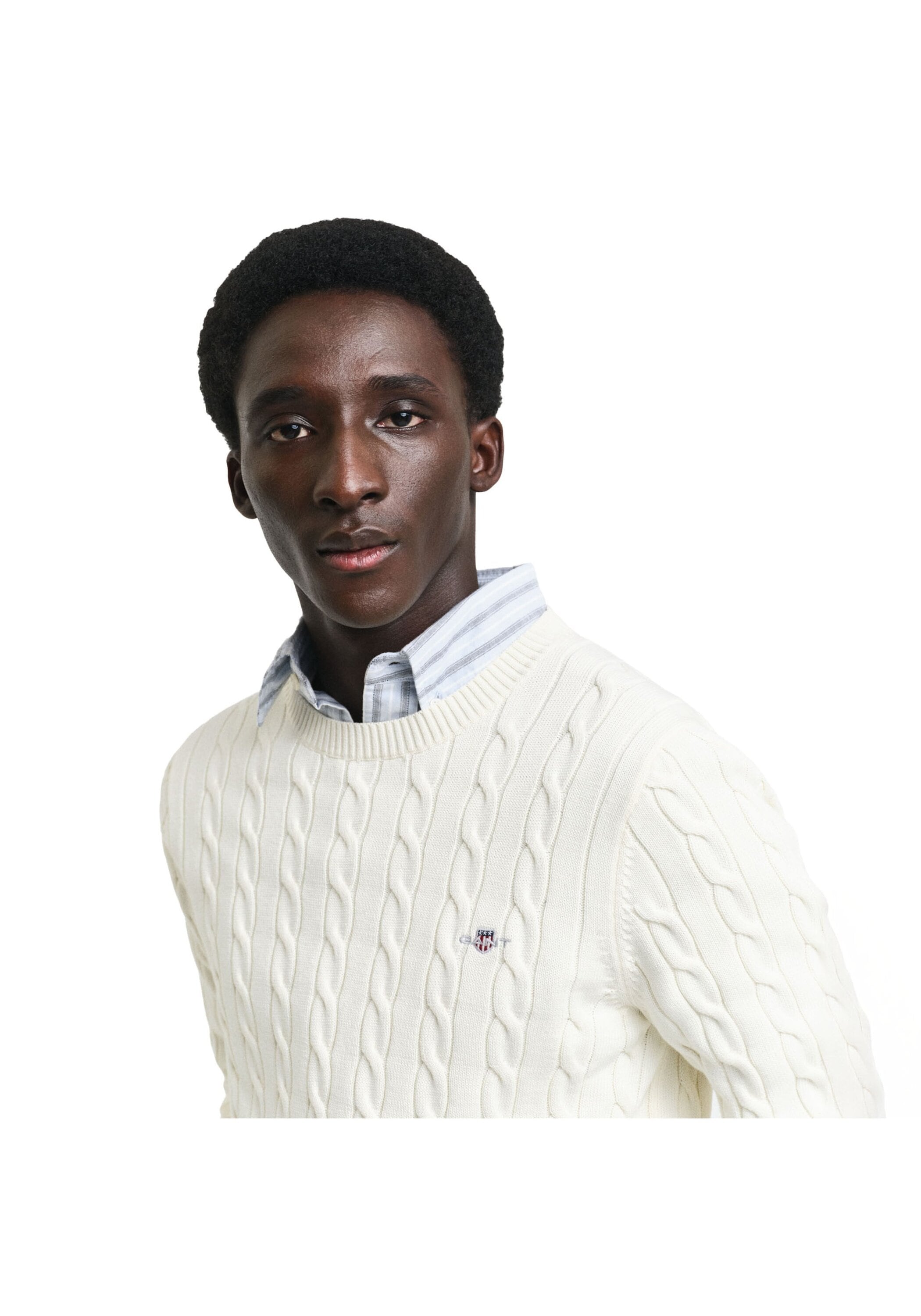 Gant Sweater »Strickpullover COTTON CABLE C-NECK«