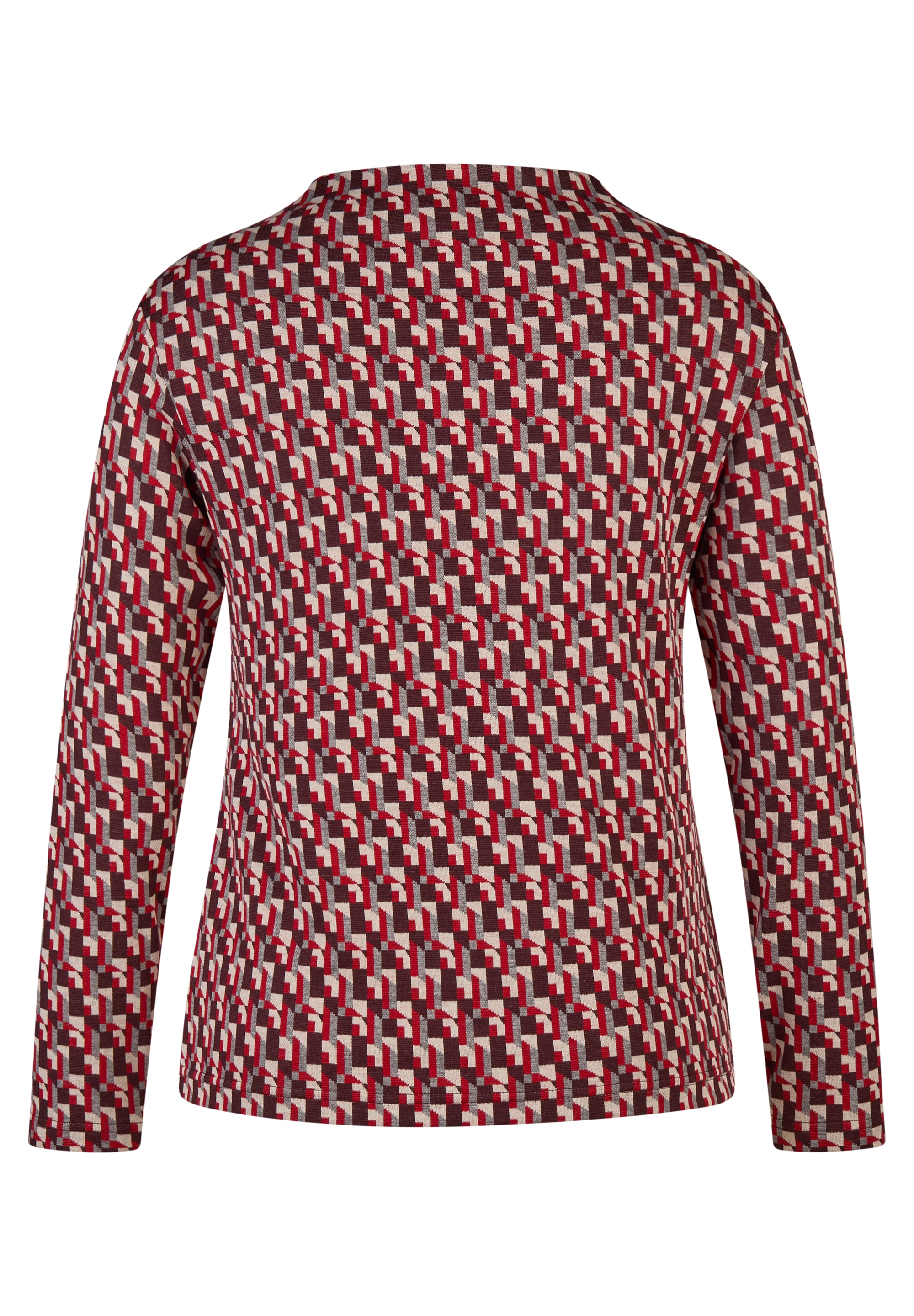 Rabe Langarmshirt , mit grafischem Muster
