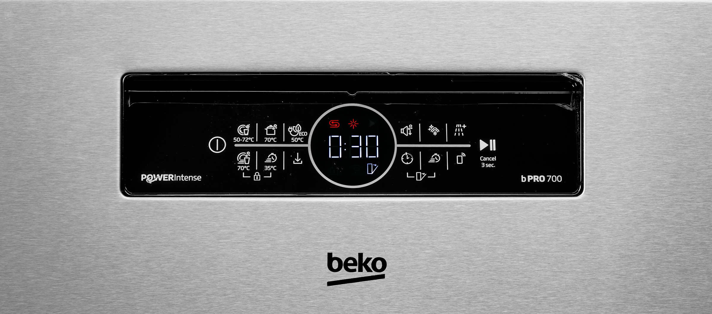 BEKO Unterbaugeschirrspüler »BDDN36462XP« 8,5 l 14 tlg. Maßgedecke Die PowerIntense-Technologie sorgt für herausragende Spülergebnisse