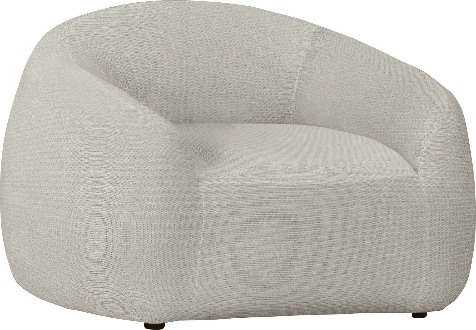 LeGer Home by Lena Gercke Sessel »YANI Relaxsessel, Loungesessel, Maße B/T/H: 127/96/76 cm«, organische Form, mit Wellenunterfederung, auch in Bouclé