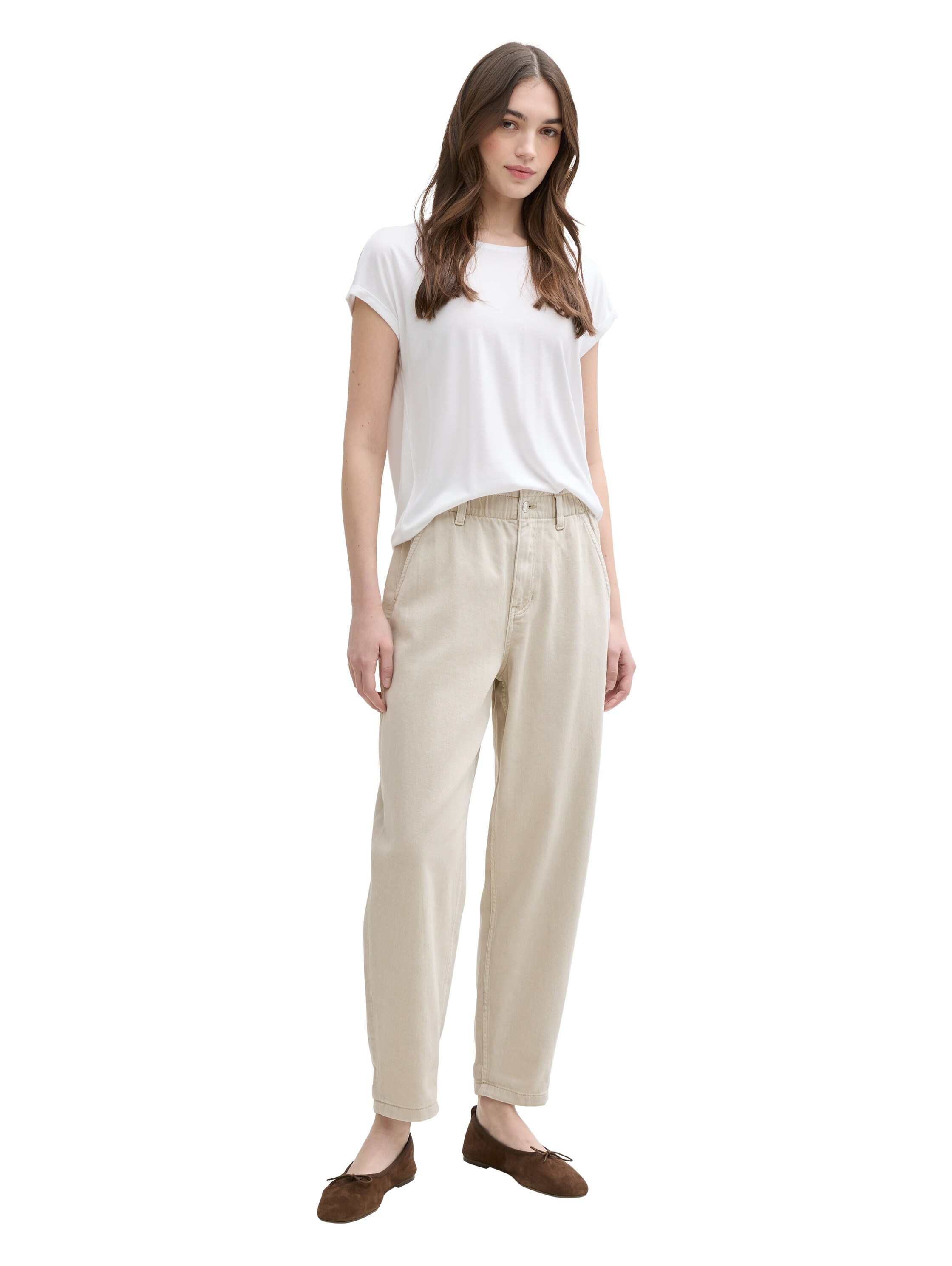 TOM TAILOR Denim 7/8-Jeans, mit elastischem Bund