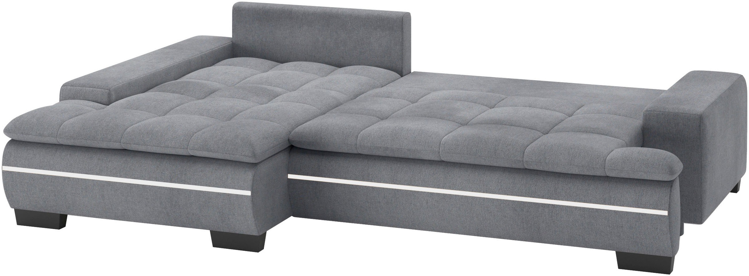 Mr. Couch Ecksofa »Haiti II, L-Form«, RGB-LED Beleuchtung, Kaltschaum, wahlweise mit Bett, Bettkasten