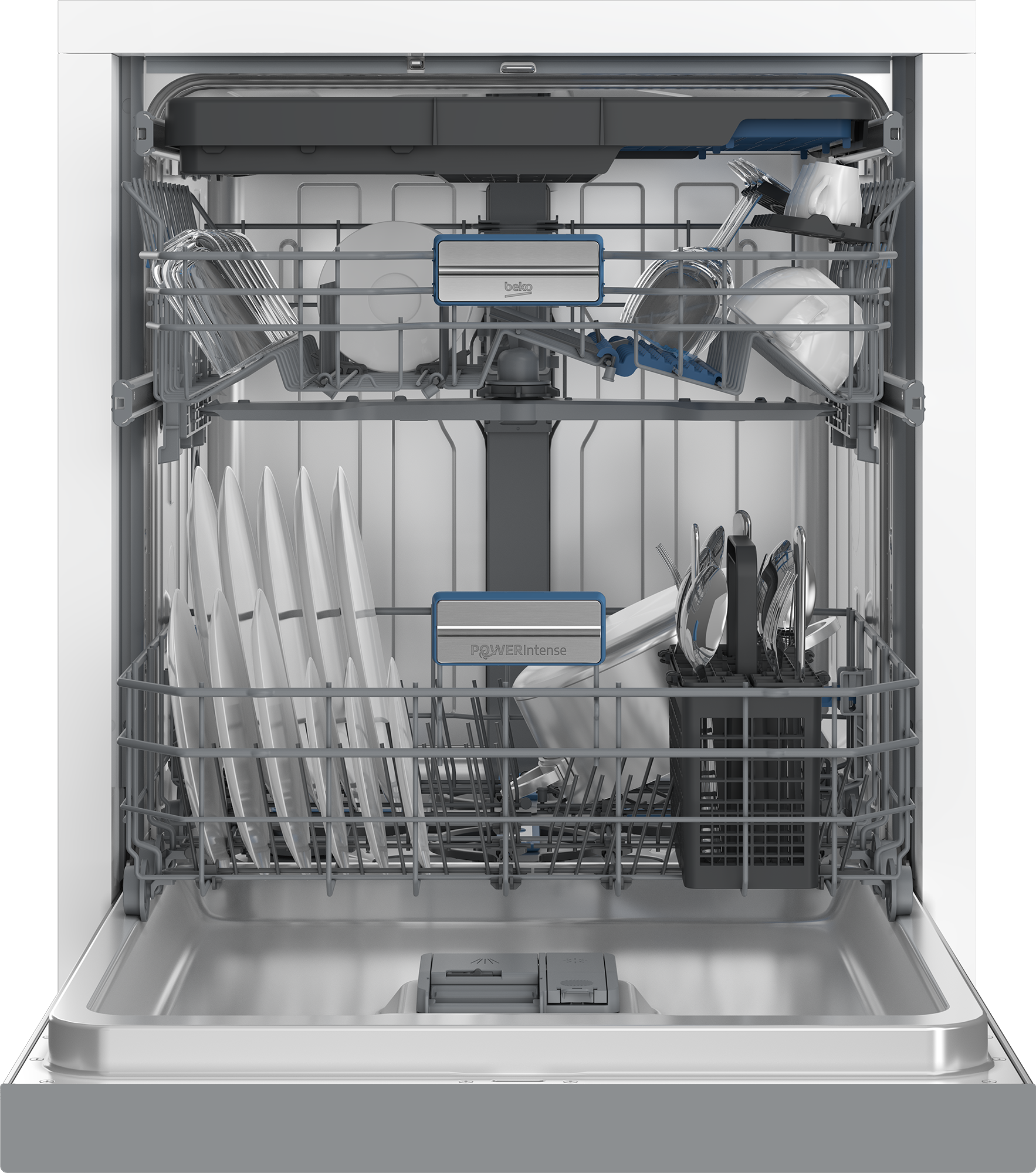 BEKO Standgeschirrspüler »BDFN36550XP« 8,9 l 15 tlg. Maßgedecke