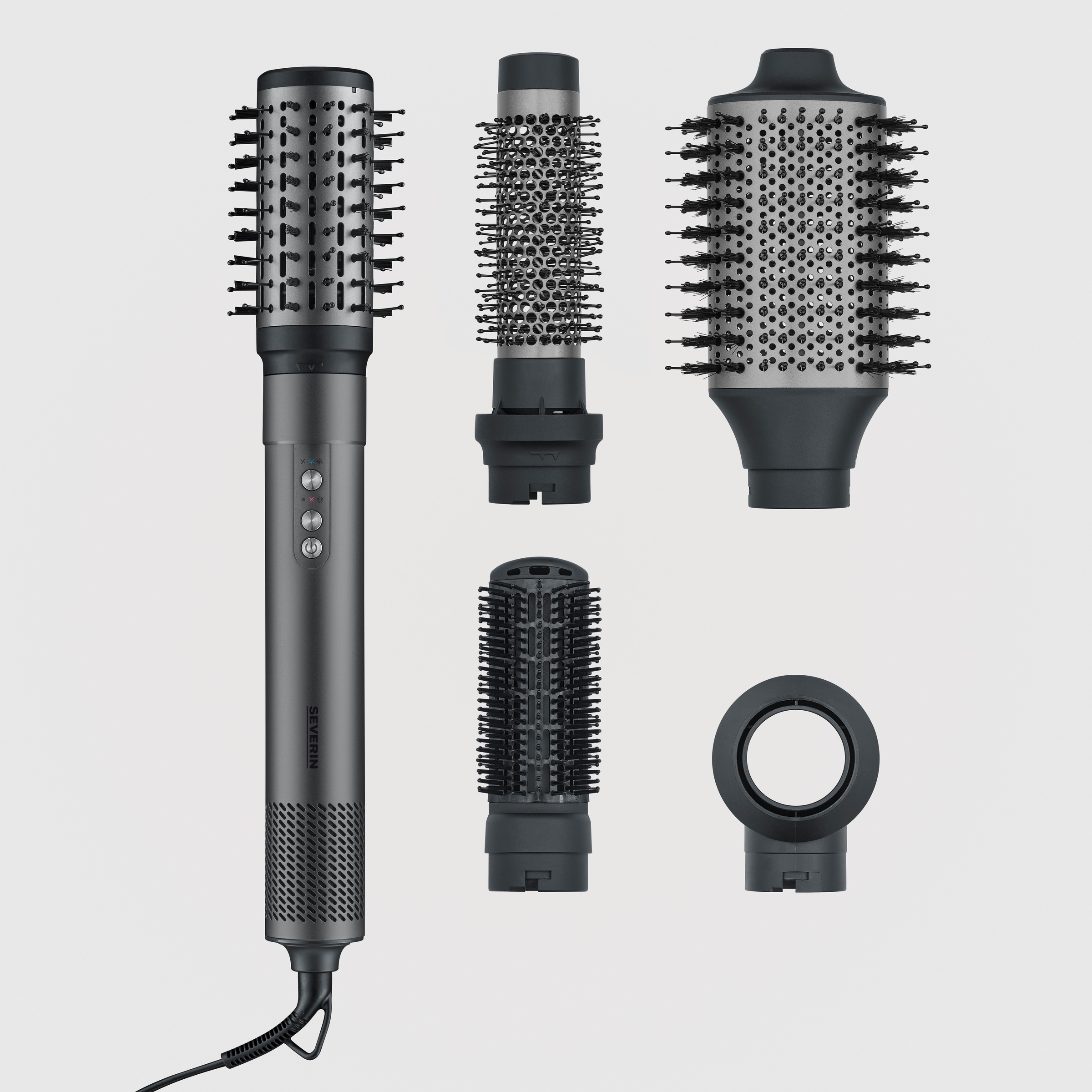 Severin Multihaarstyler »WL 0683 Multi Styler S-Style – „Multi Style Pro“«, 5 Aufsätze, Anti-Frizz-Technologie, Ionen-Technologie, Kaltluftstufe