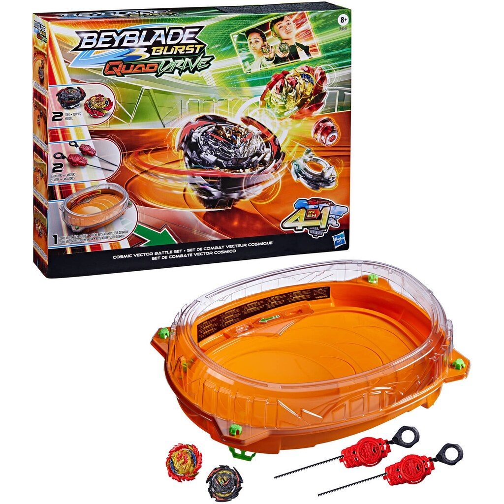 Hasbro Speed-Kreisel »Beyblade Burst QuadDrive Cosmic Vector Battle«, (Set)