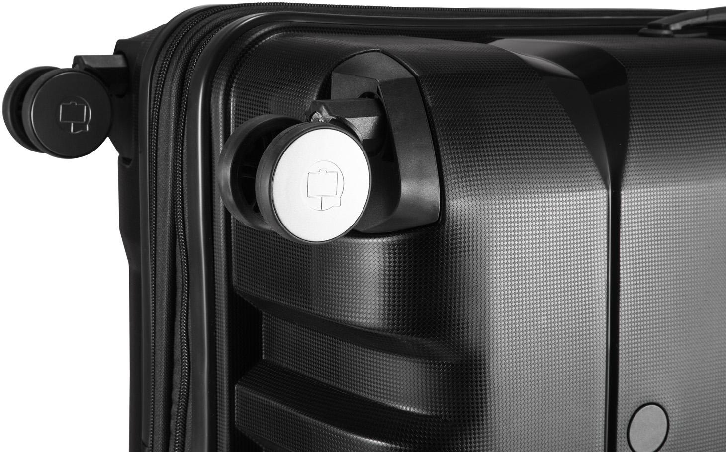 Hauptstadtkoffer Hartschalen-Trolley »Britz, in verschiedenen Farben und Größen«, 4 Rollen, Hartschalen-Koffer Reisegepäck TSA Schloss Volumenerweiterung