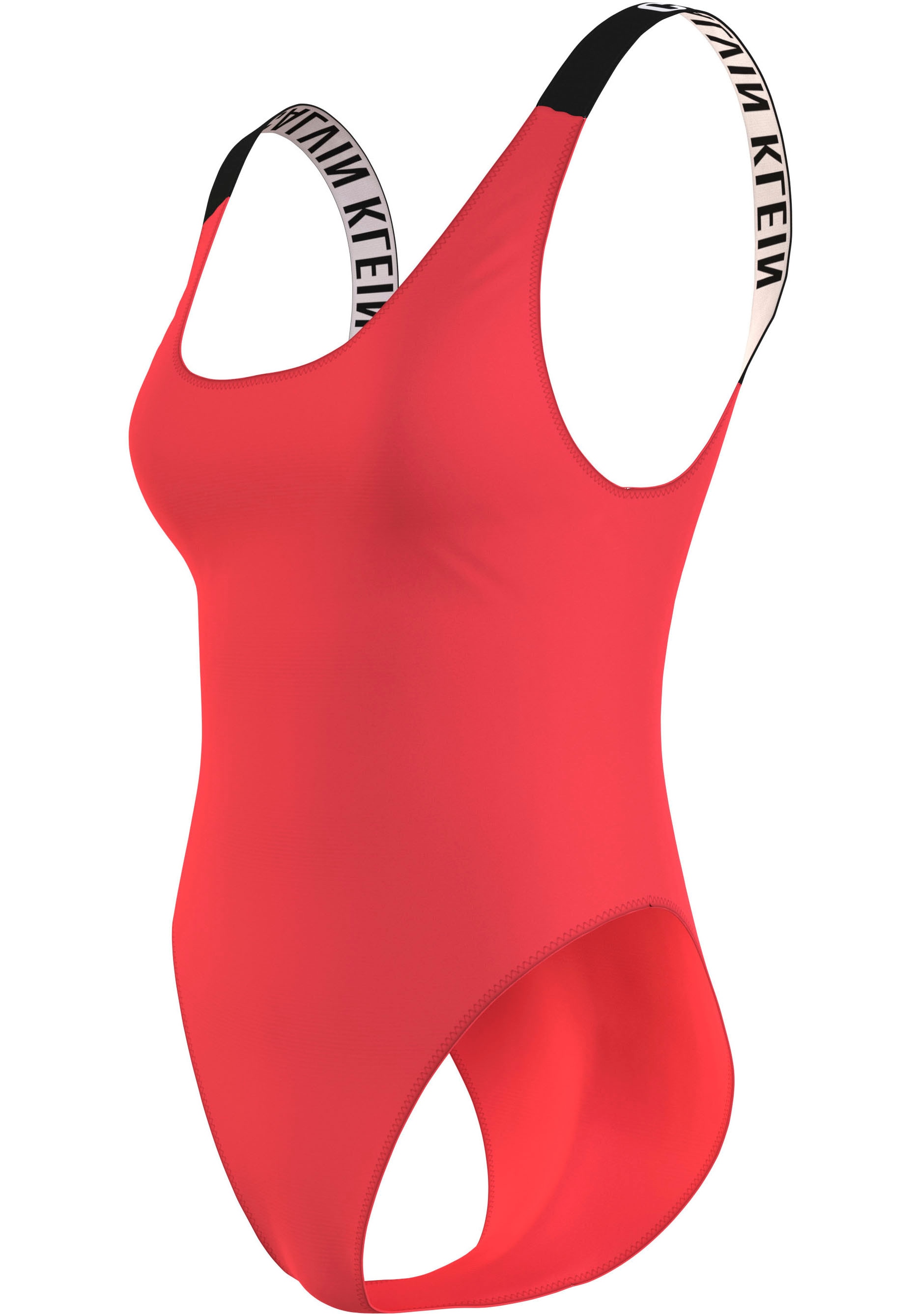 Calvin Klein Swimwear Badeanzug »SCOOP BACK ONE PIECE«, mit großem Logo