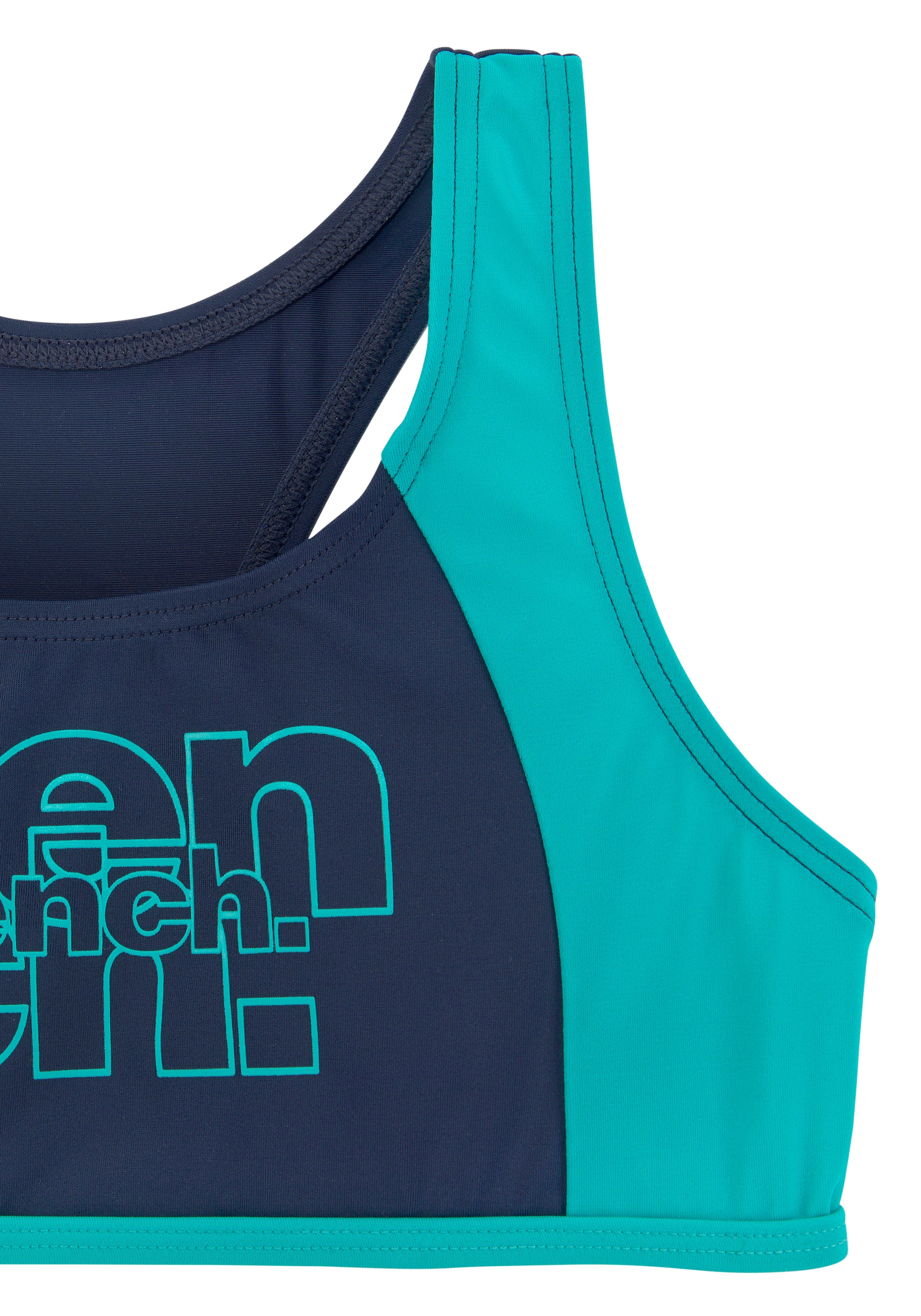 Bench. Bustier-Bikini, mit kontrastfarbigen Einsätzen