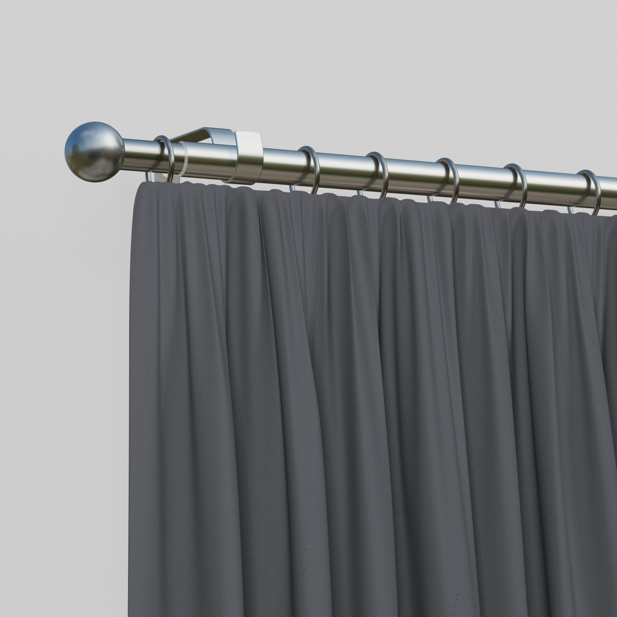 indeko Gardinenstange »Formentor« Ø 16 mm 1 läufig-läufig ausziehbar stufenlos verstellbare Teleskopstange