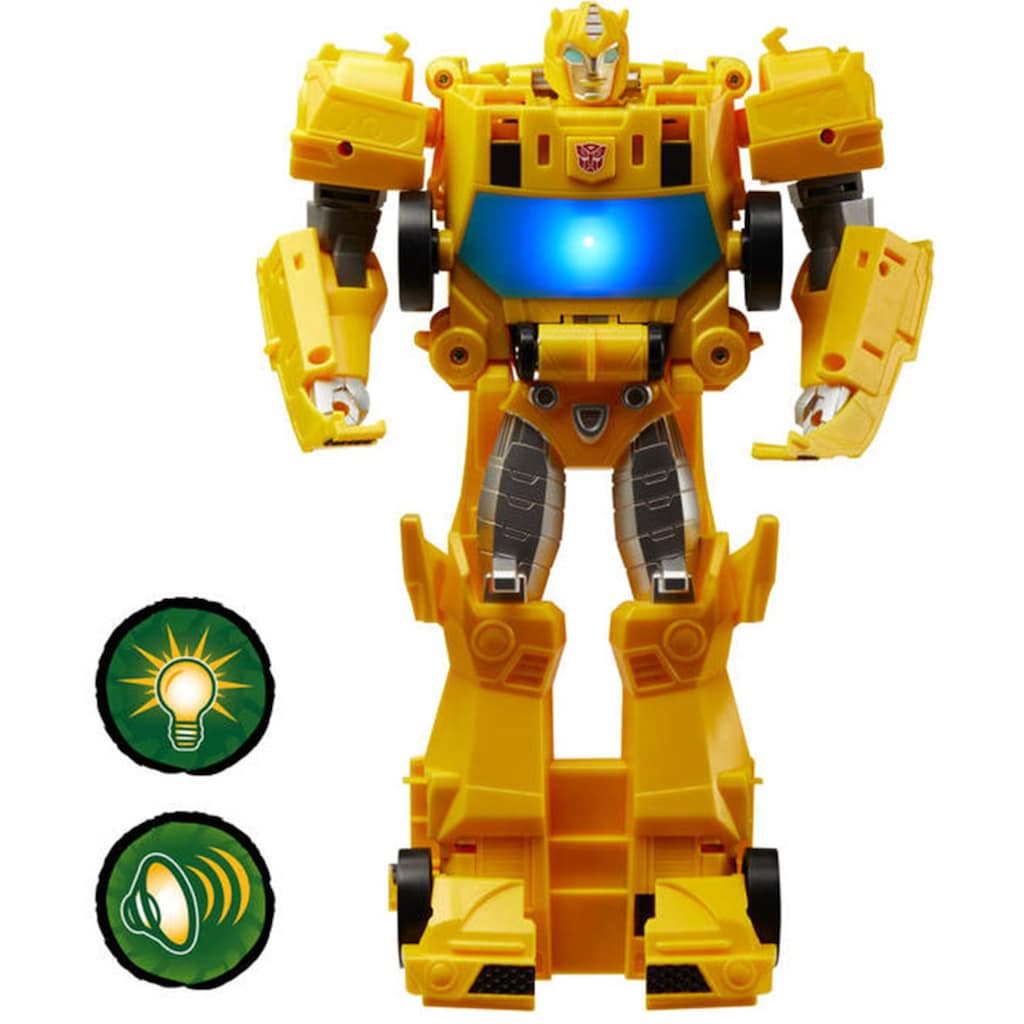 Hasbro Actionfigur »Transformers Cyberverse Adventures Roll N’ Change Bumblebee«, mit Licht- und Soundeffekten