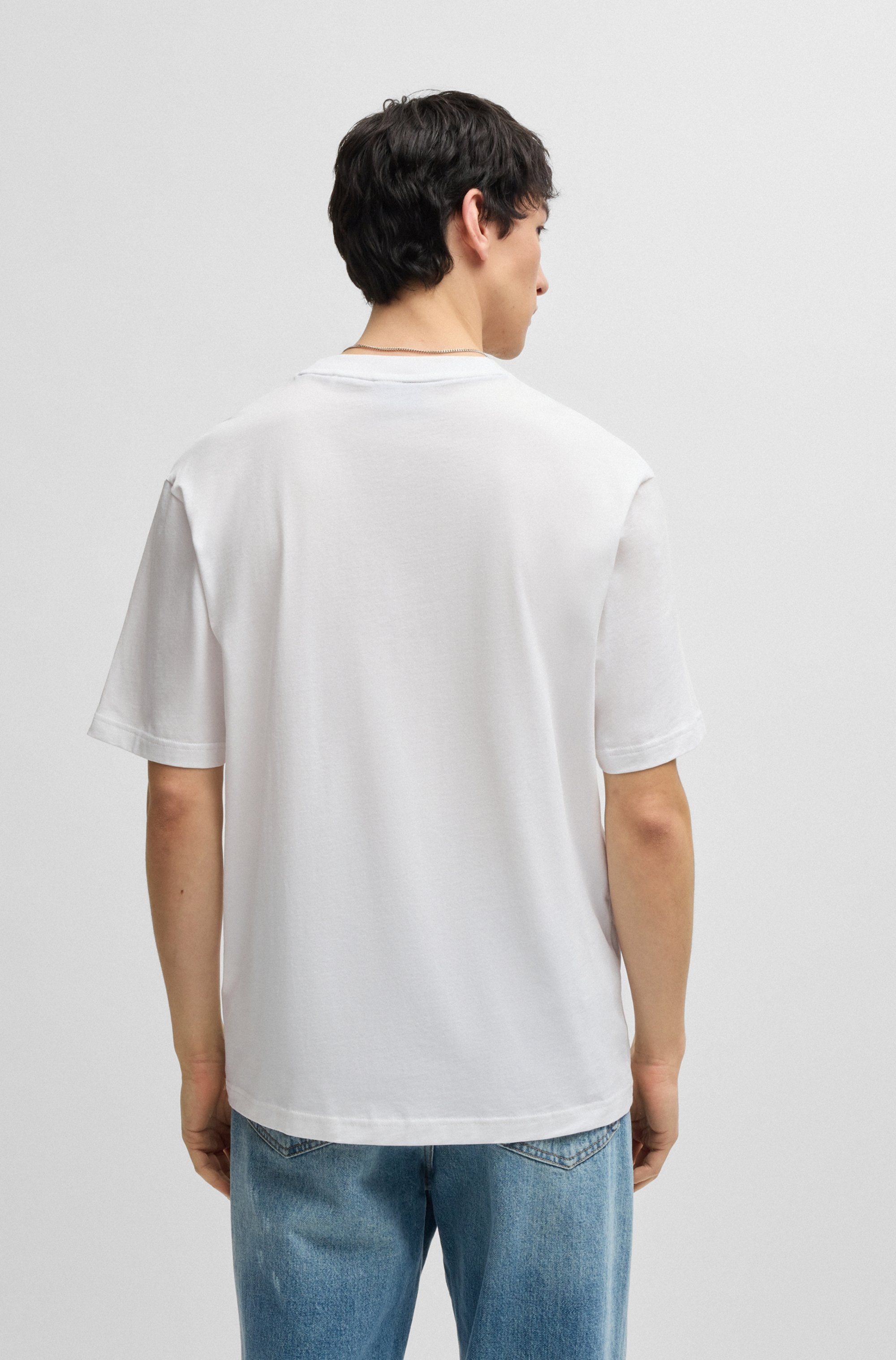 HUGO Blue T-Shirt »Nugibol«, mit großem Logodruck