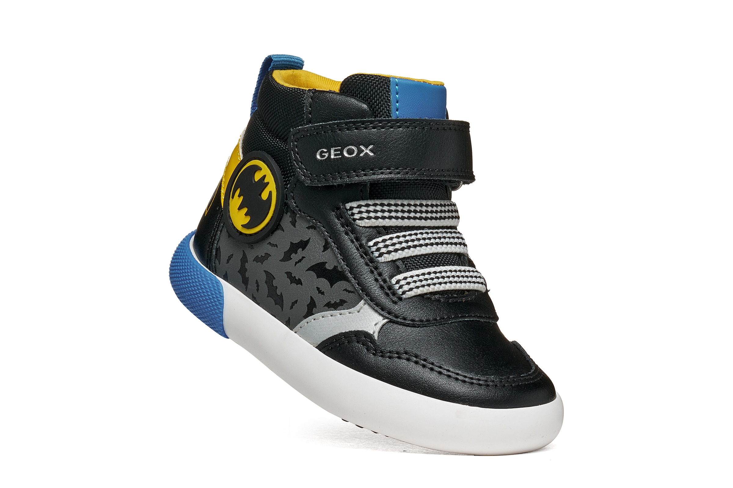 Geox Lauflernschuh »B GISLI BOY«  Freizeitboots, High-Top-Sneaker, Klettschuh mit BATMAN Motiv