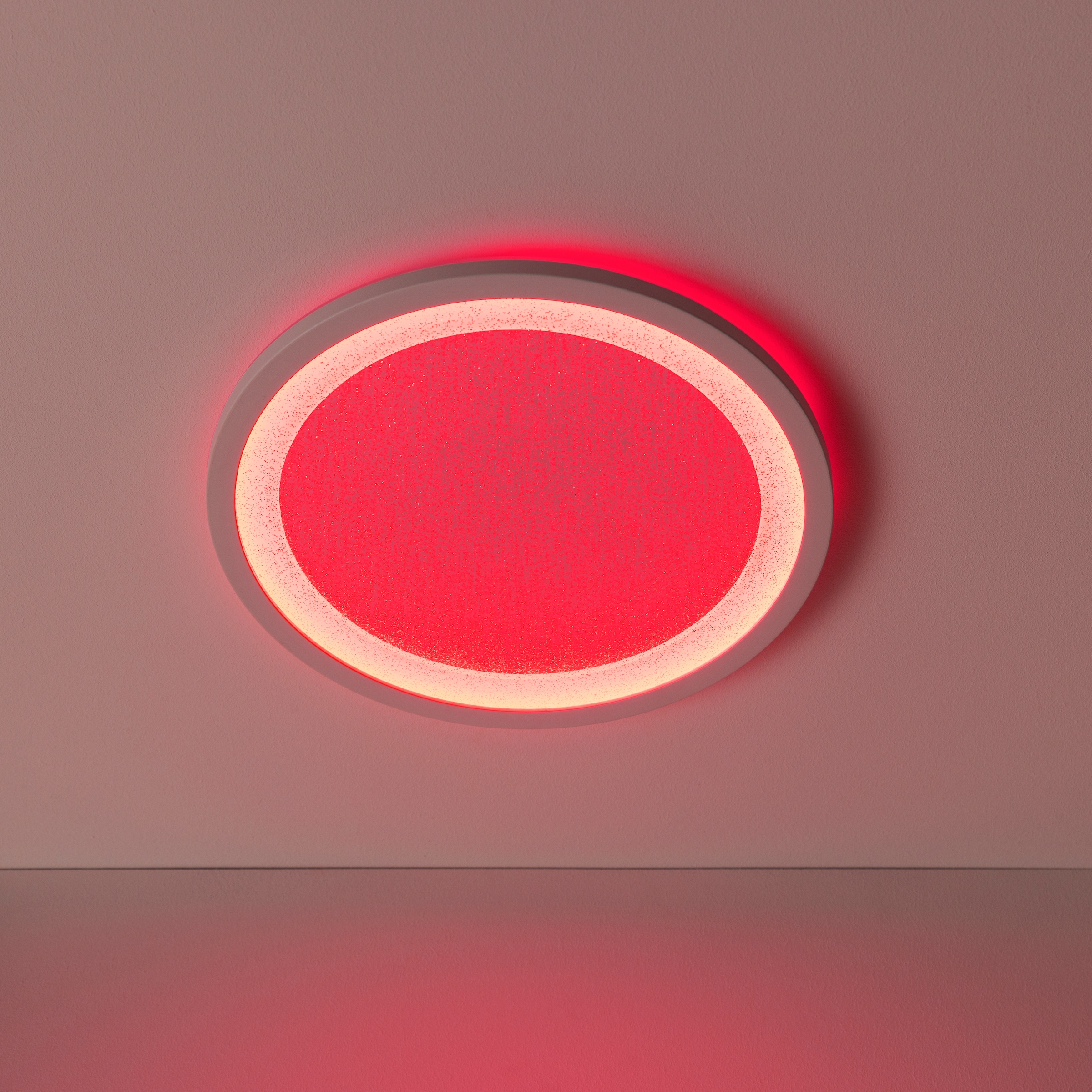 BreLight LED Deckenleuchte »Tanida« 1 Stk. RGB | warmweiß - kaltweiß LED-Deckenlampe, Glitzereffekt, RGB, dimmbar, 2200lm, 3000-6500K, weiß