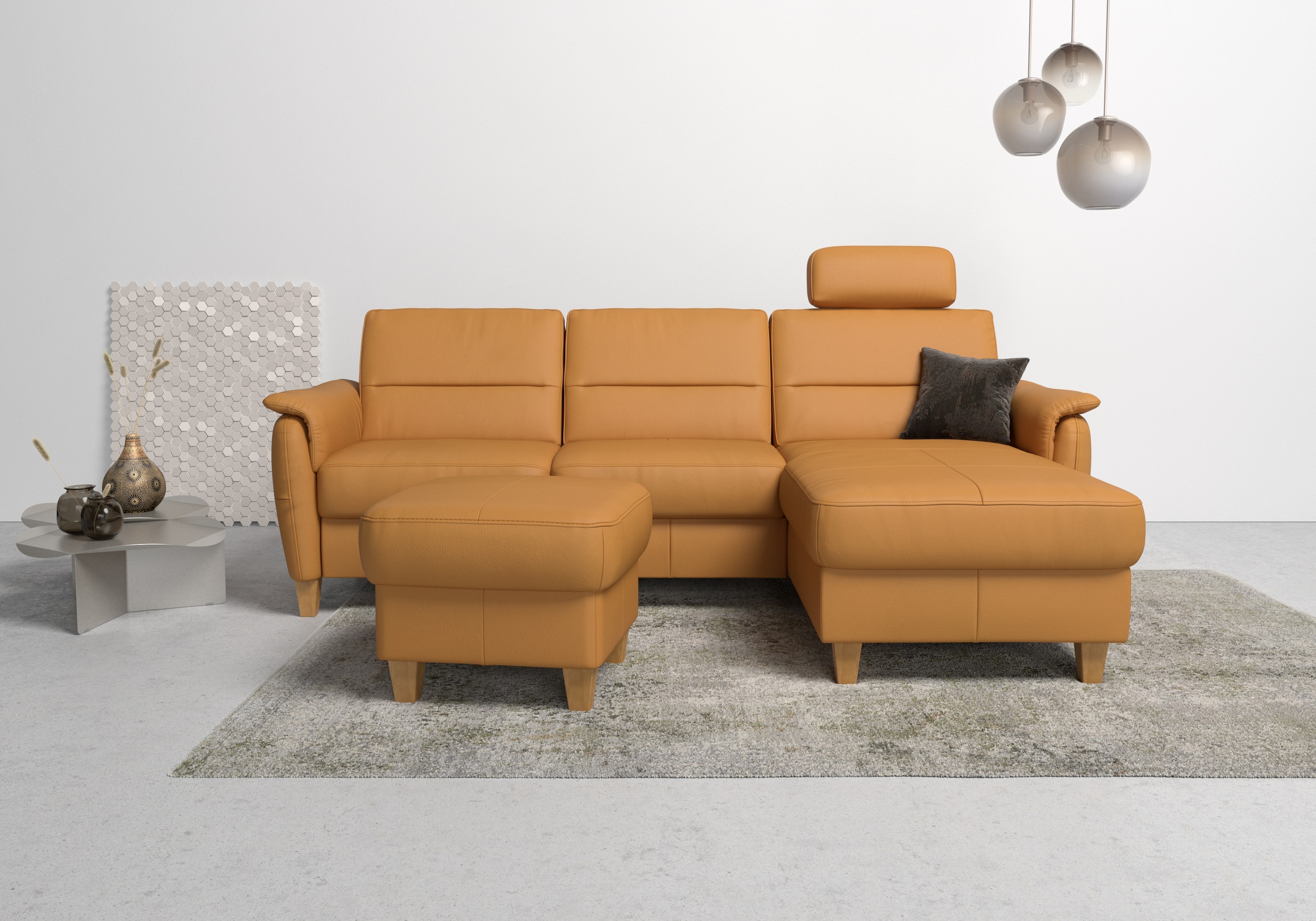 Home affaire Polsterhocker »Palmera«, mit Stauraum, passend zur Serie »Palmera«