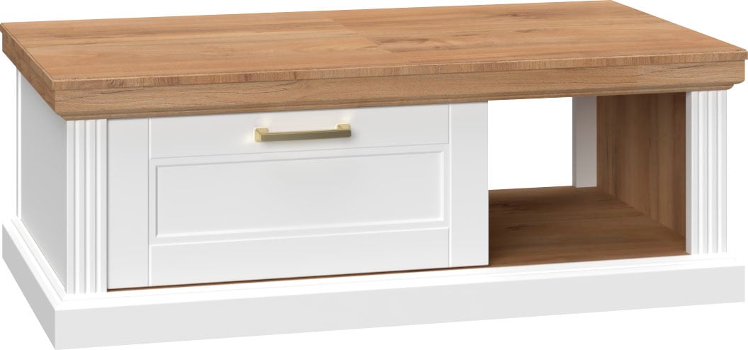 OTTO home Couchtisch "Tara" (H/B/T): 40/110/61cm, lackiert mit wasserbasiertem UV-Lack, mit Soft-Close-Funktion