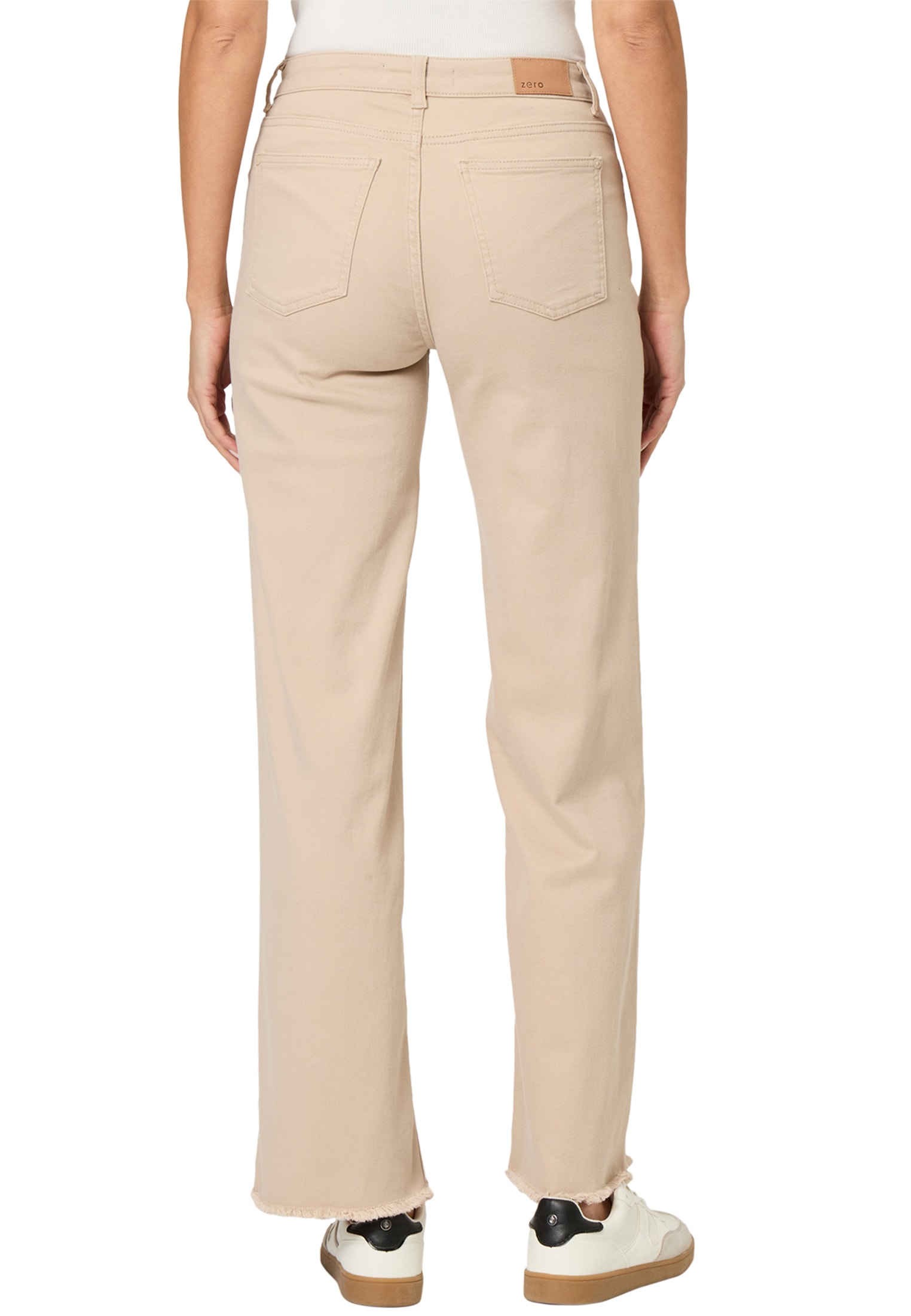 Zero Webhose »Jeans Wide Leg Style WITNEY beige 32 Inch«