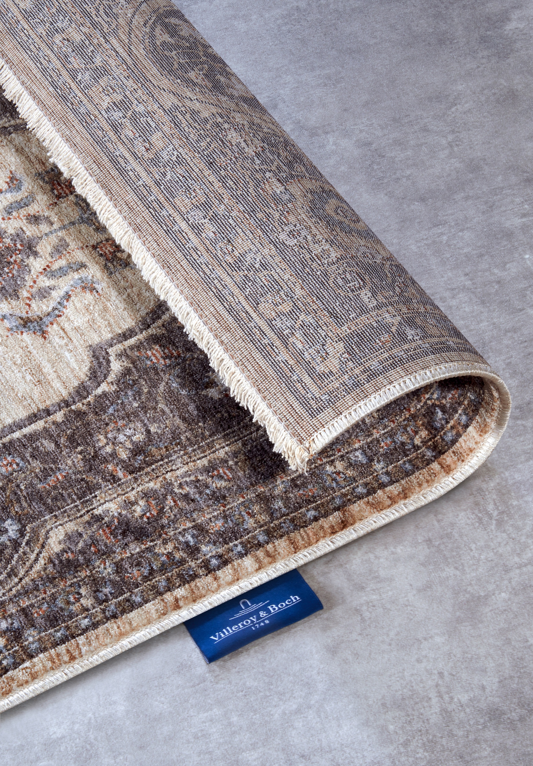 Villeroy & Boch Teppich »Renata«, rechteckig, 7 mm Höhe, Läufer, Orientalisch, Fransen, Wohnzimmer, Schlafzimmer, Vintage