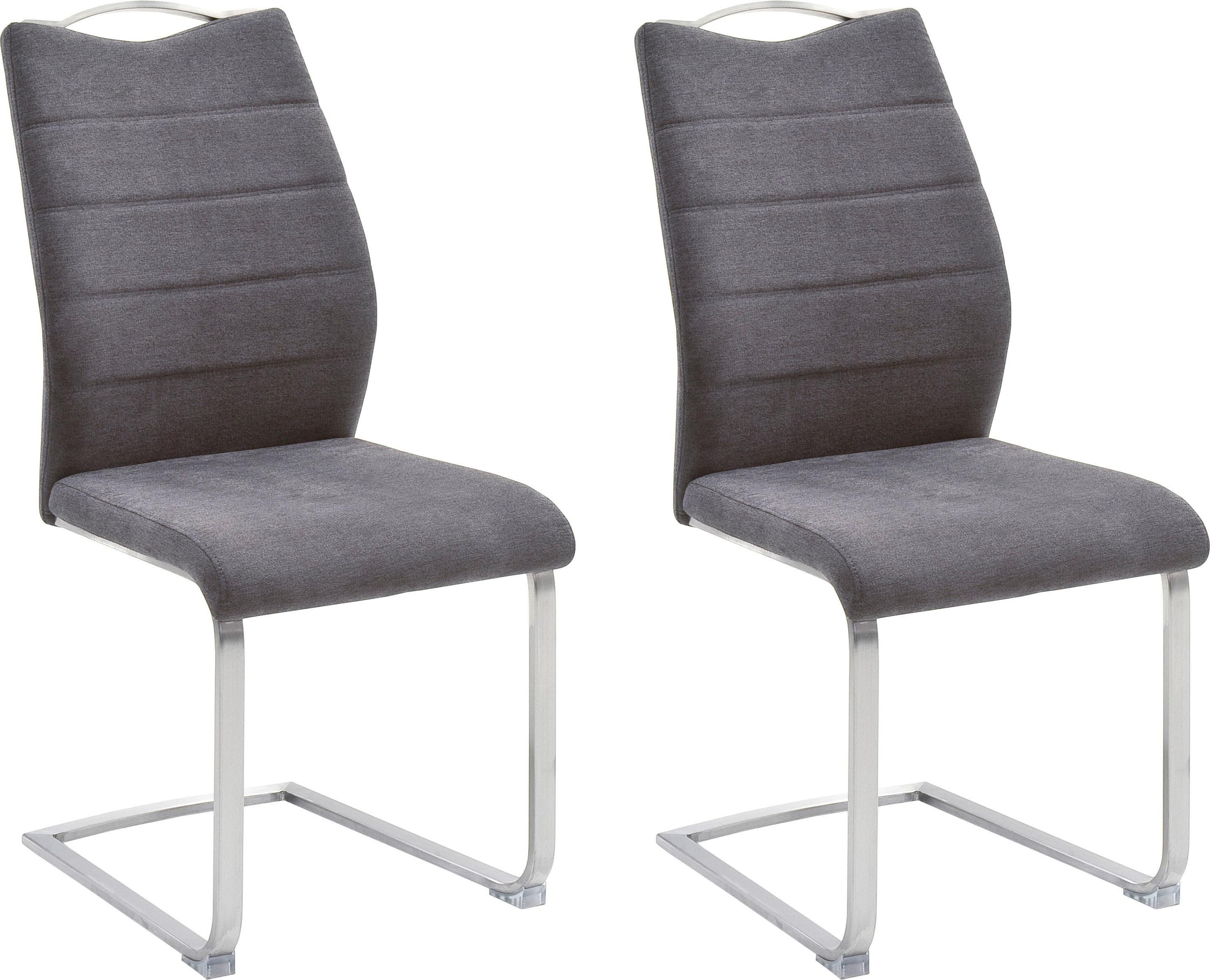 MCA furniture Freischwinger »Ferrera«, (Set), 2 St., (2er-Set), Komfortsitzhöhe von ca. 48 cm, Schwingstühle mit Griff