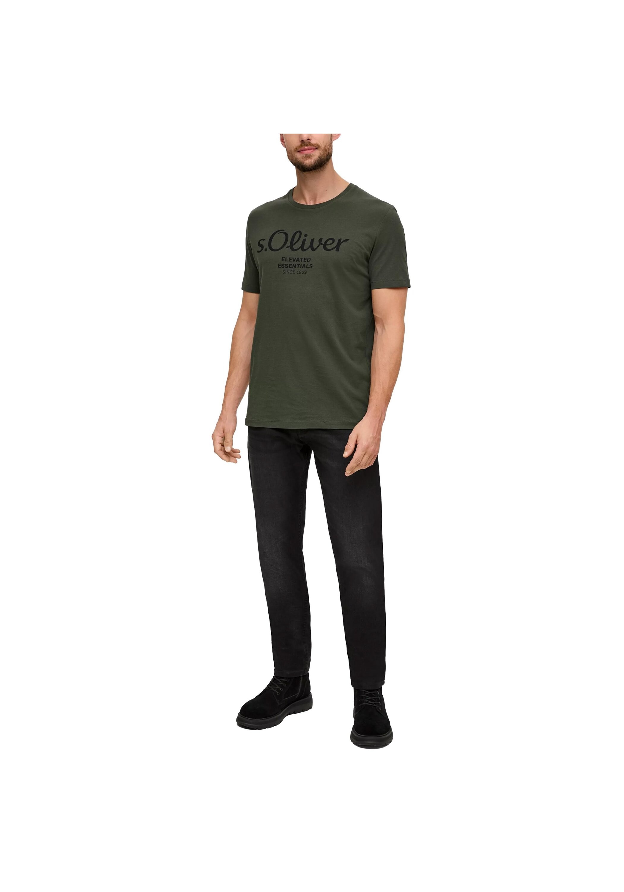 s.Oliver T-Shirt »T-Shirt Logo T-Shirt 1er Pack«